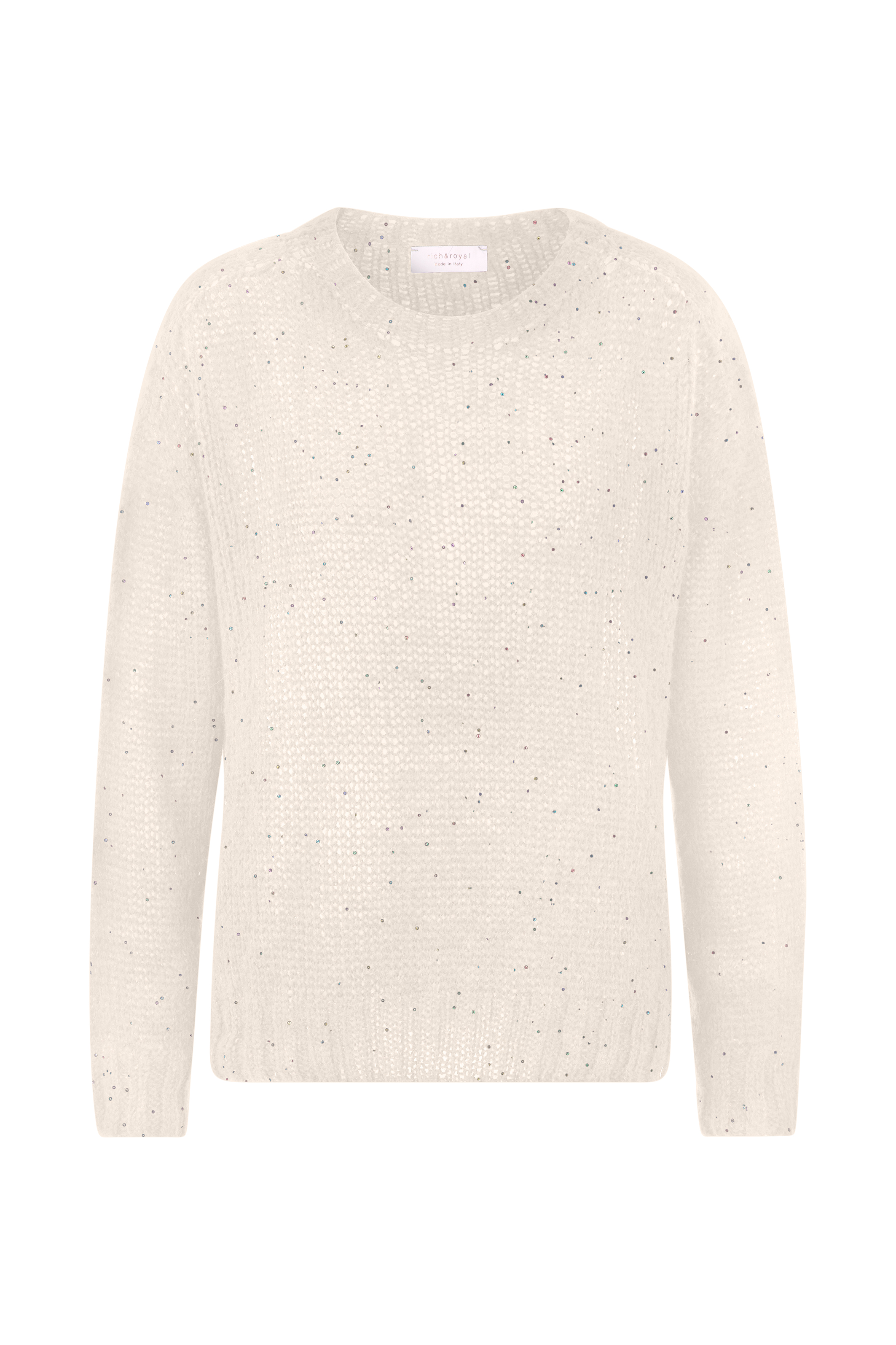 Crew neck seamless sequince