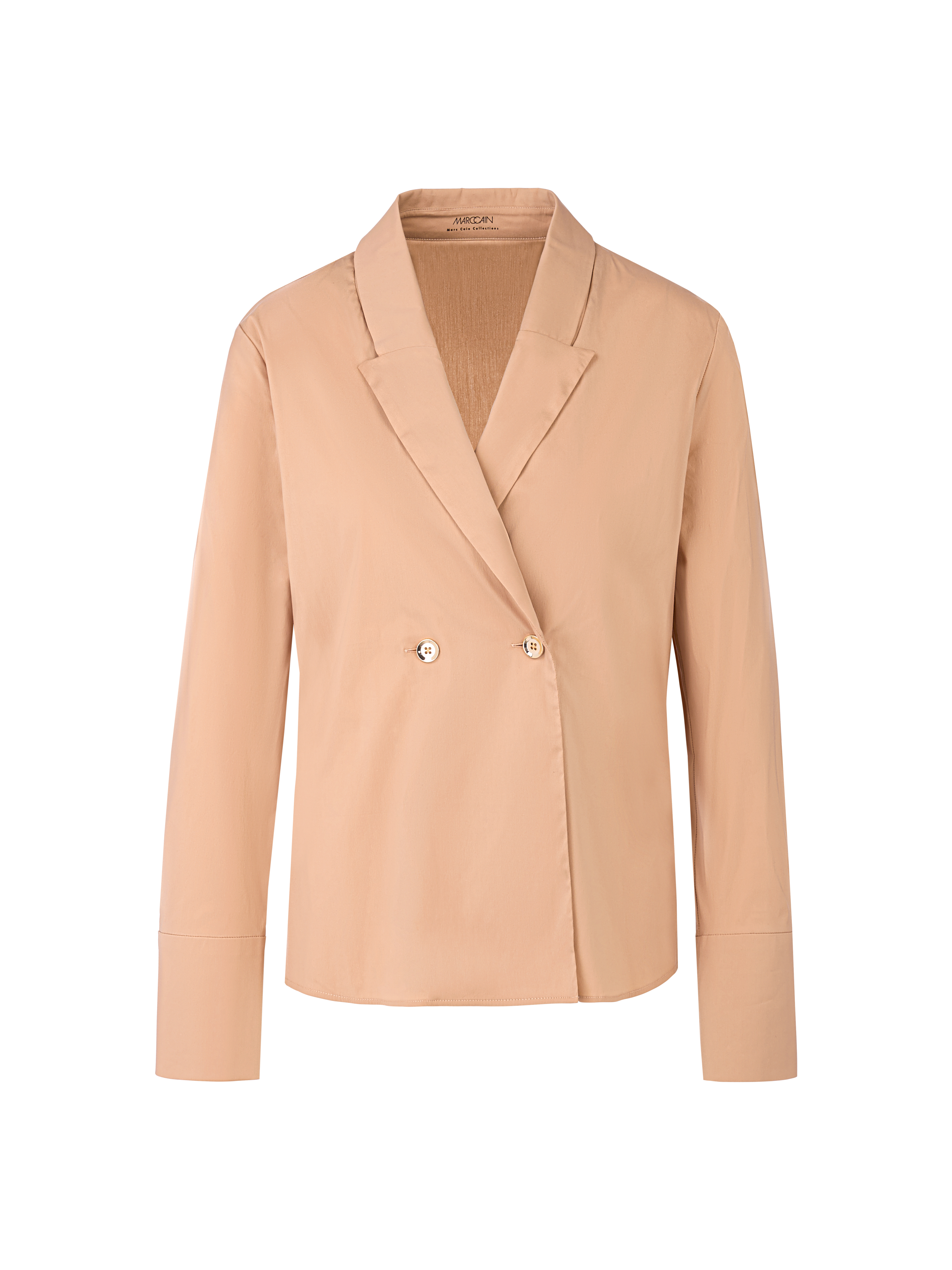 Bluse im Jackett-Stil