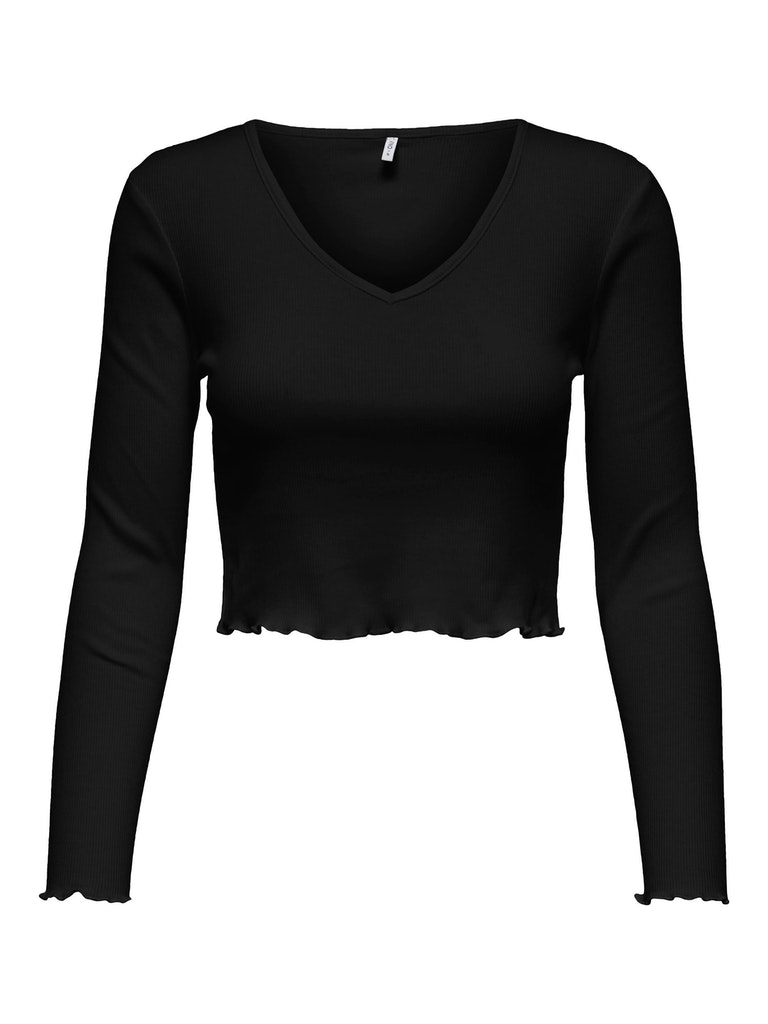 ONLODA L/S V-NECK TOP JRS