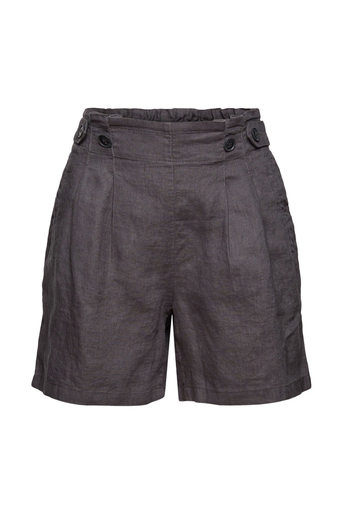 Kurze Hose aus 100% Leinen