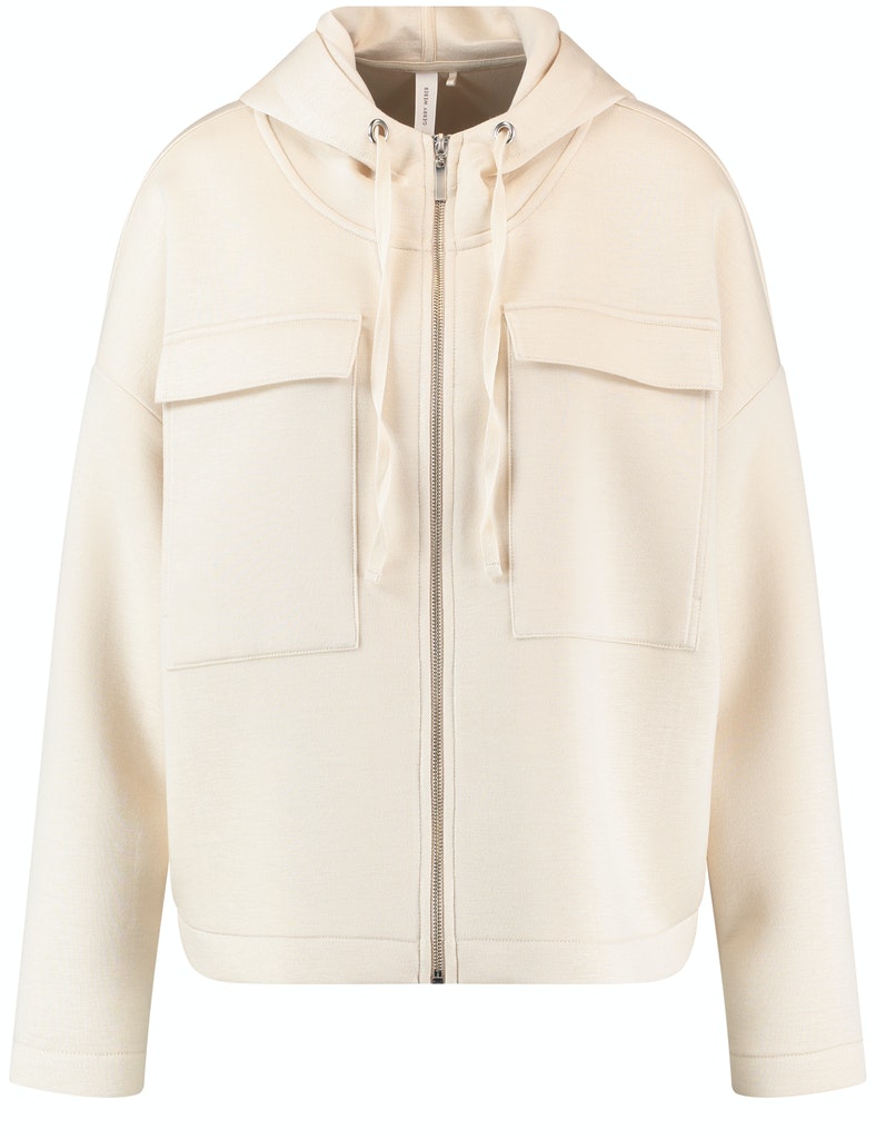 Kapuzenjacke aus Soft Scuba