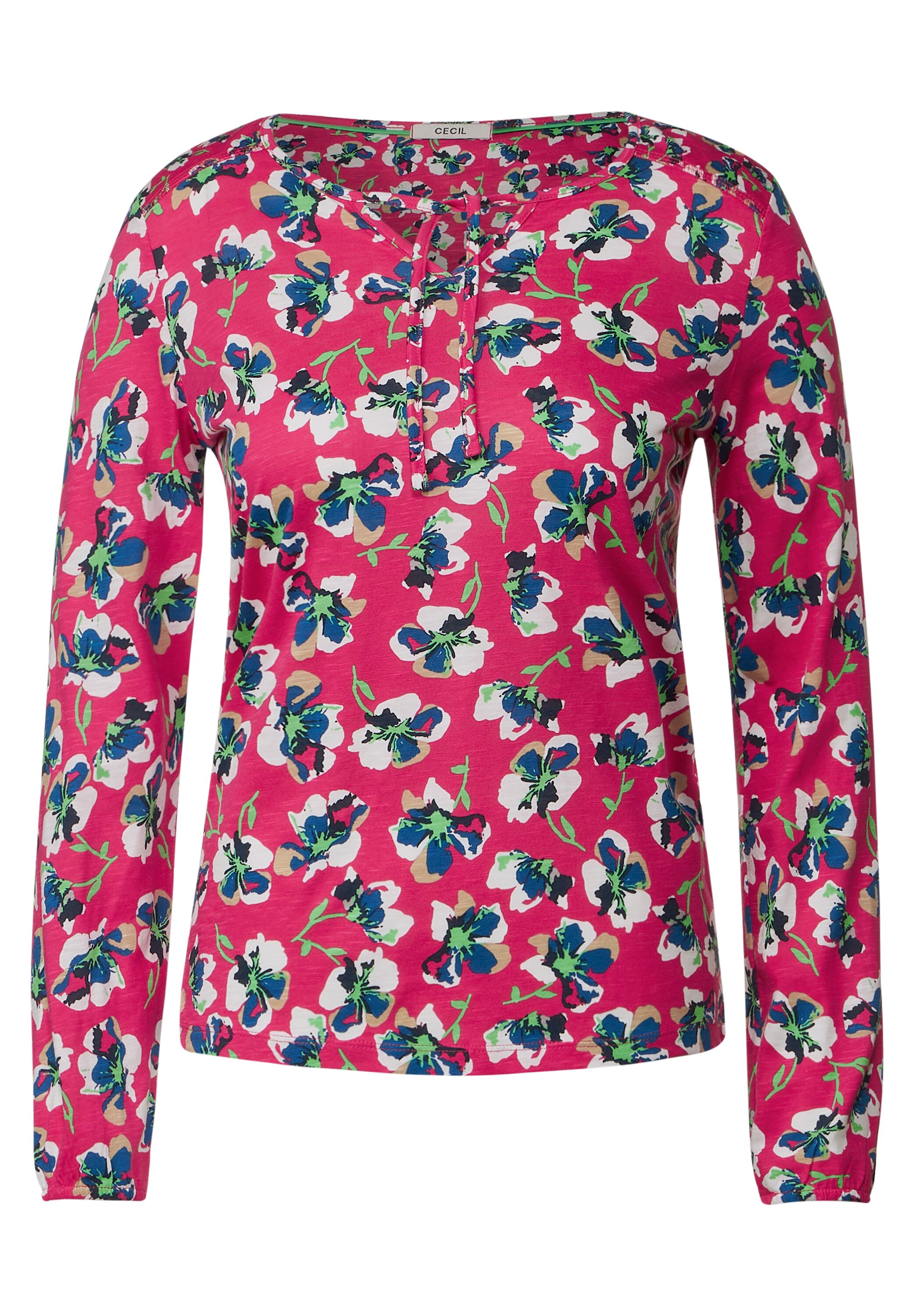 Tunikashirt mit Blumenmuster