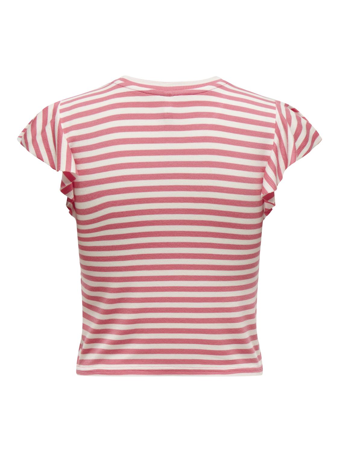 ONLBELIA S/L FRILL TOP BOX JRS