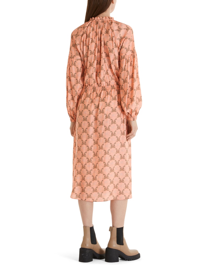 Midi-Kleid mit Leoparden