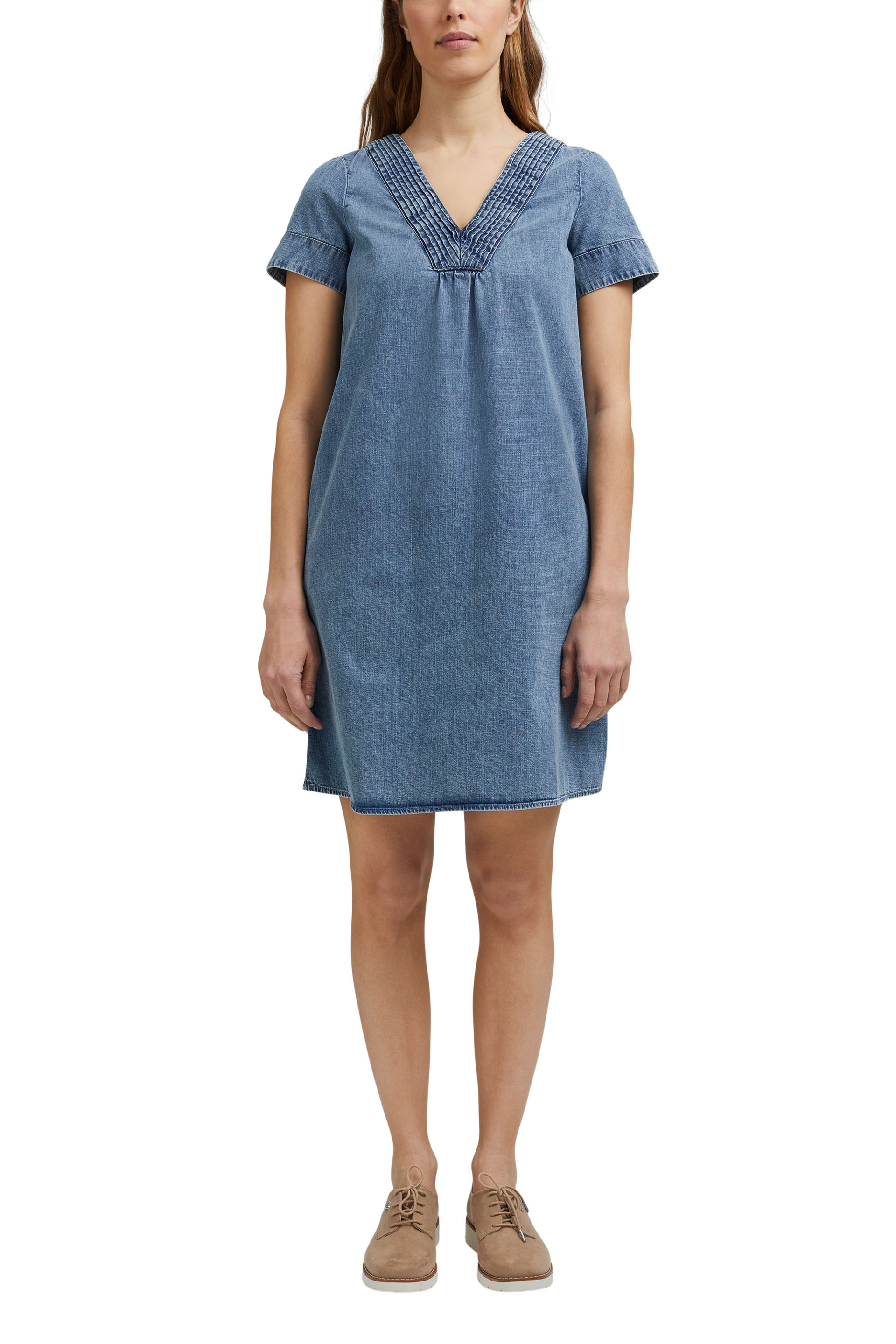 Jeanskleid in Tunika-Optik, Organic Cotton