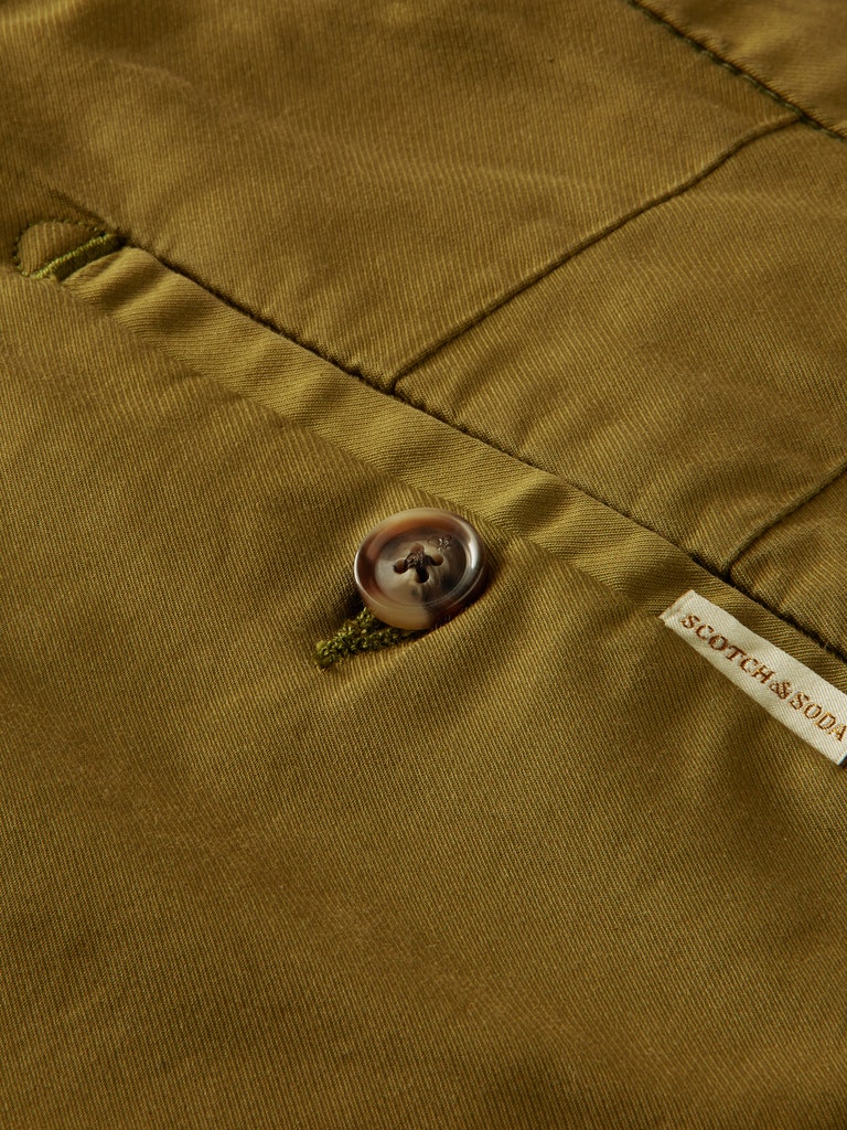 Stuart garment-dyed pima cotton-ble