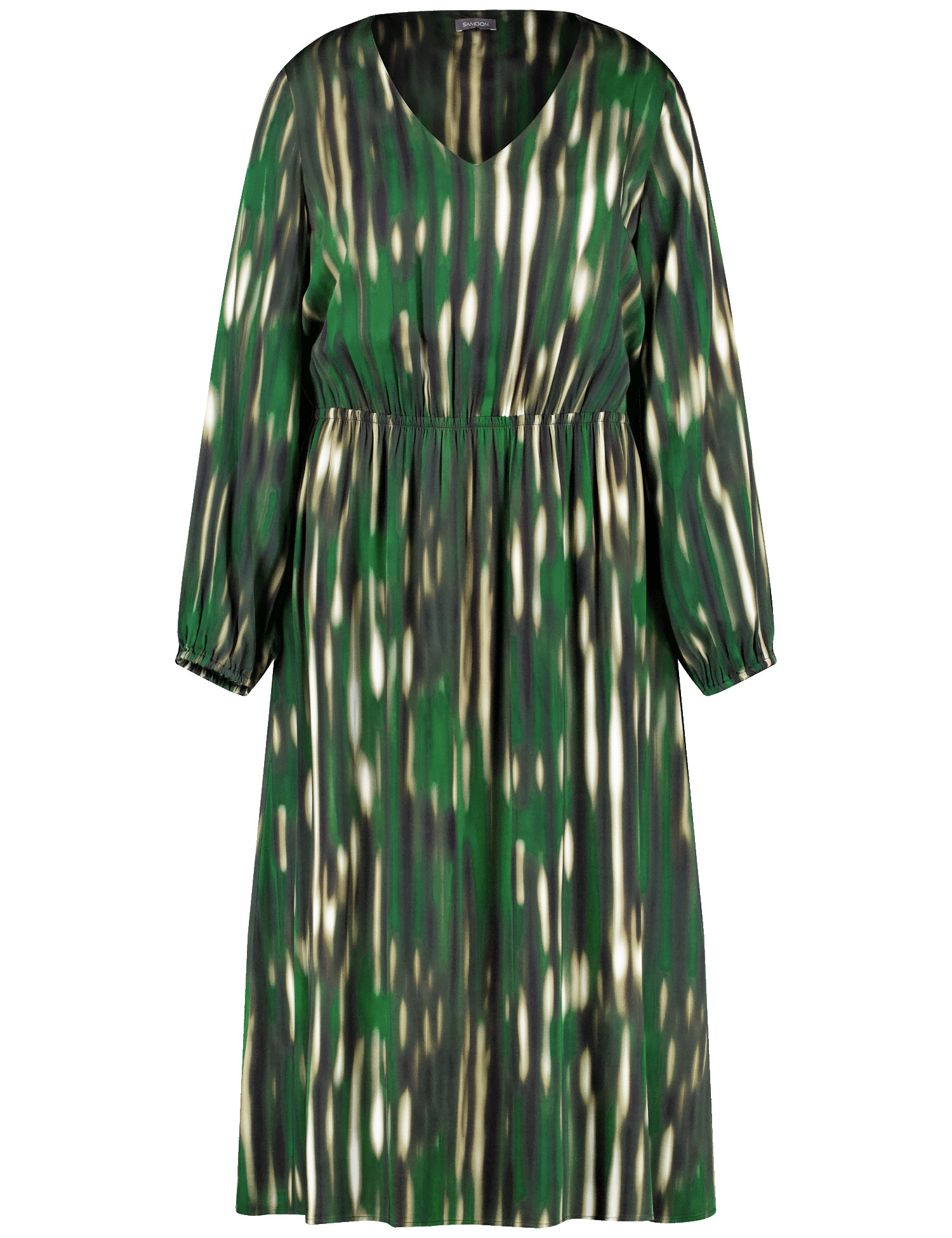 Midikleid mit V-Ausschnitt