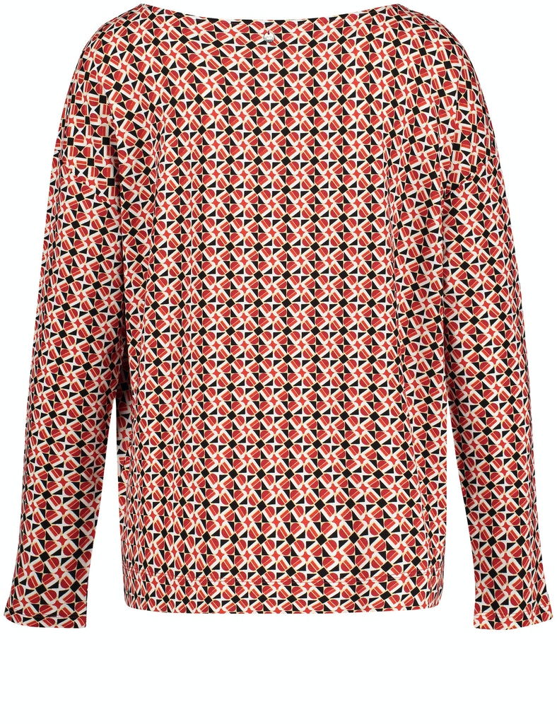 Longsleeve mit grafischem Muster EcoVero
