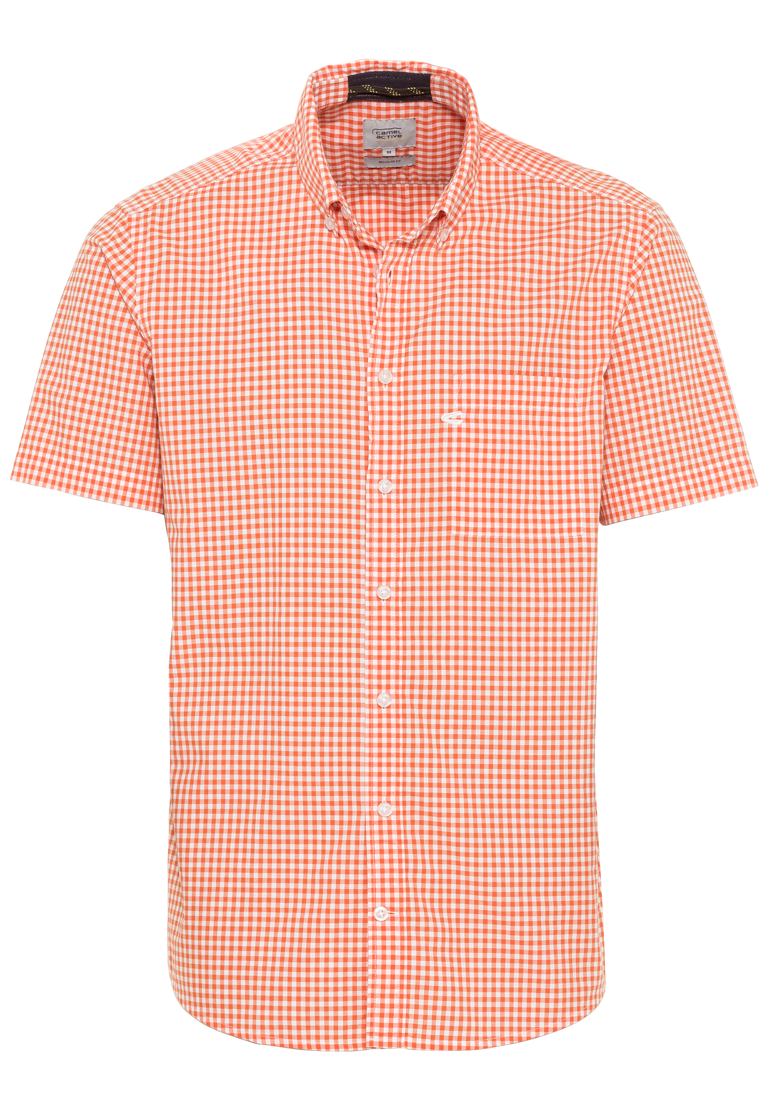 Kurzarm Hemd mit Button-down-Kragen