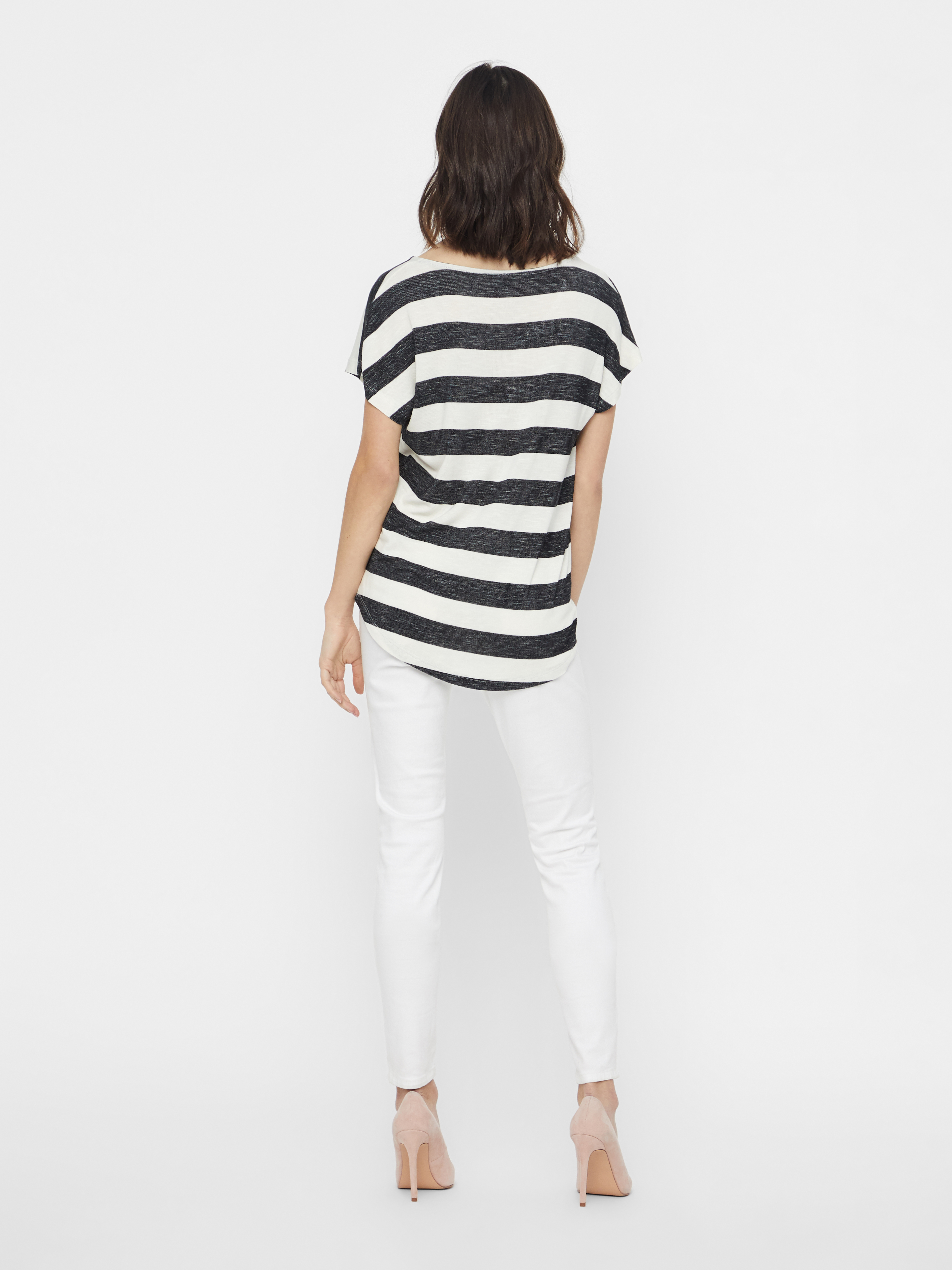 VMWIDE STRIPE SL TOP JRS NOOS