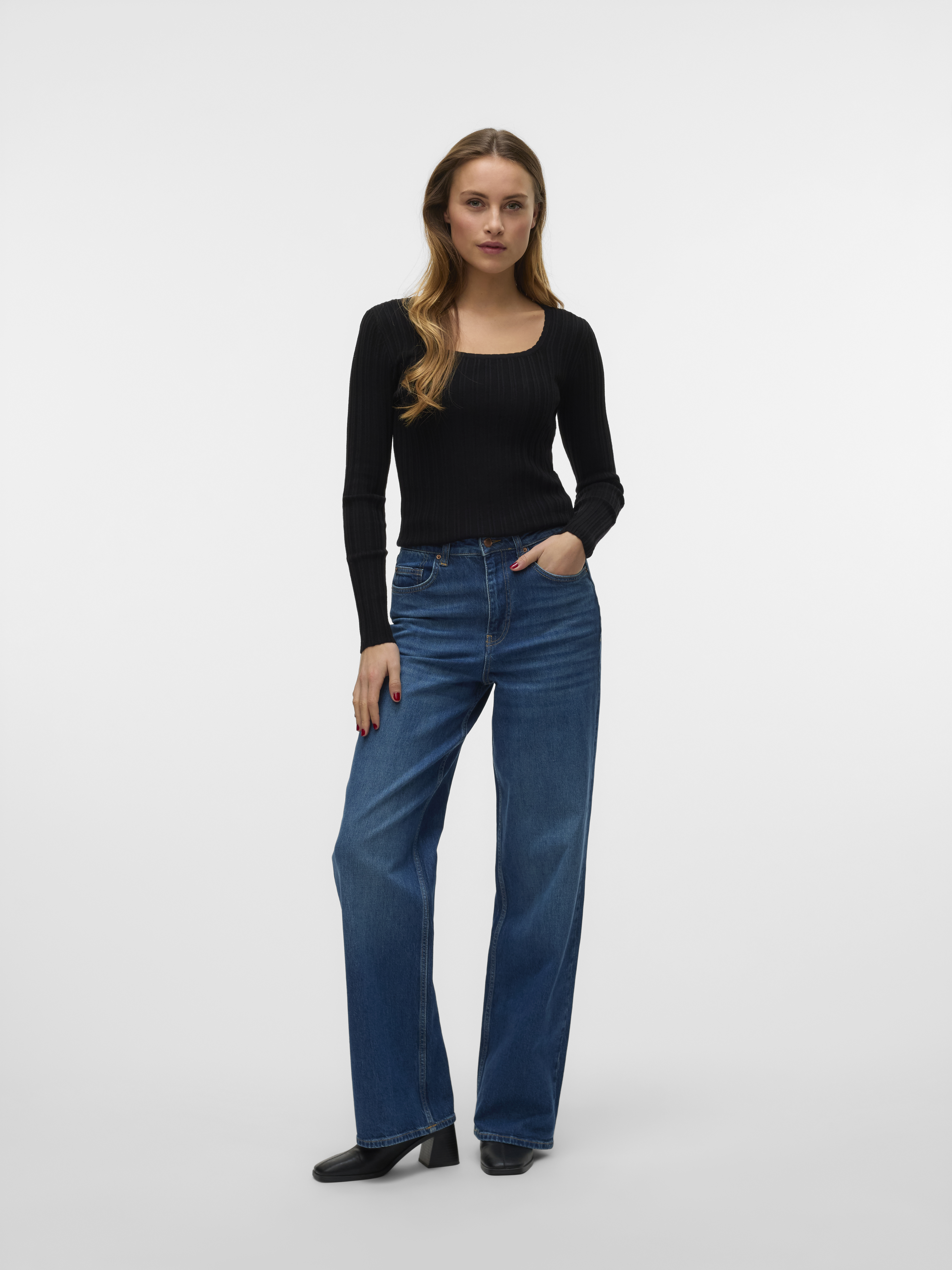 VMCECILIE LS U-NECK PULLOVER GA
