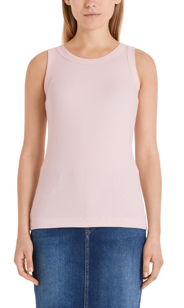 Tank Top aus Ripp-Jersey
