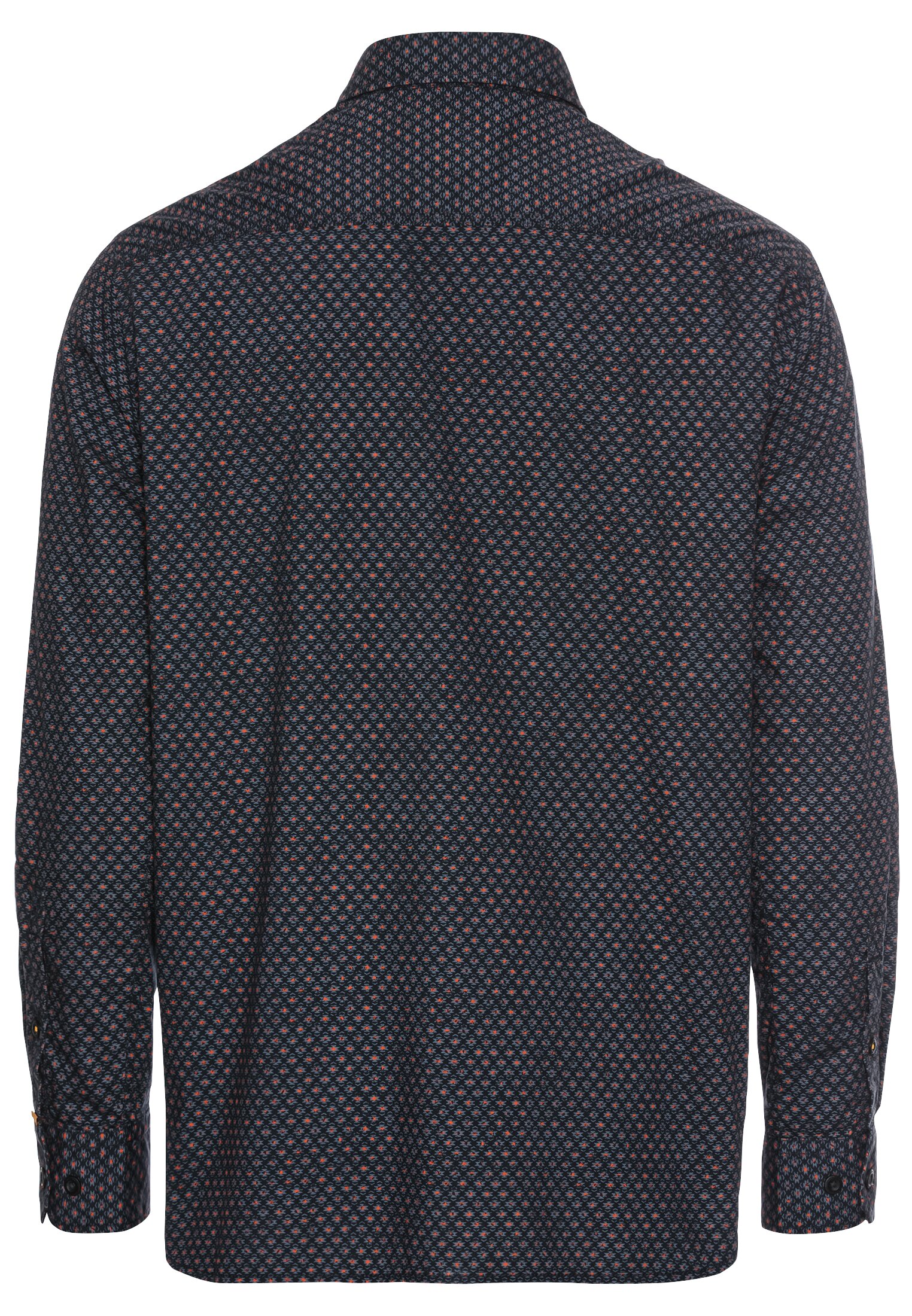 Langarmhemd mit Minimal-Print