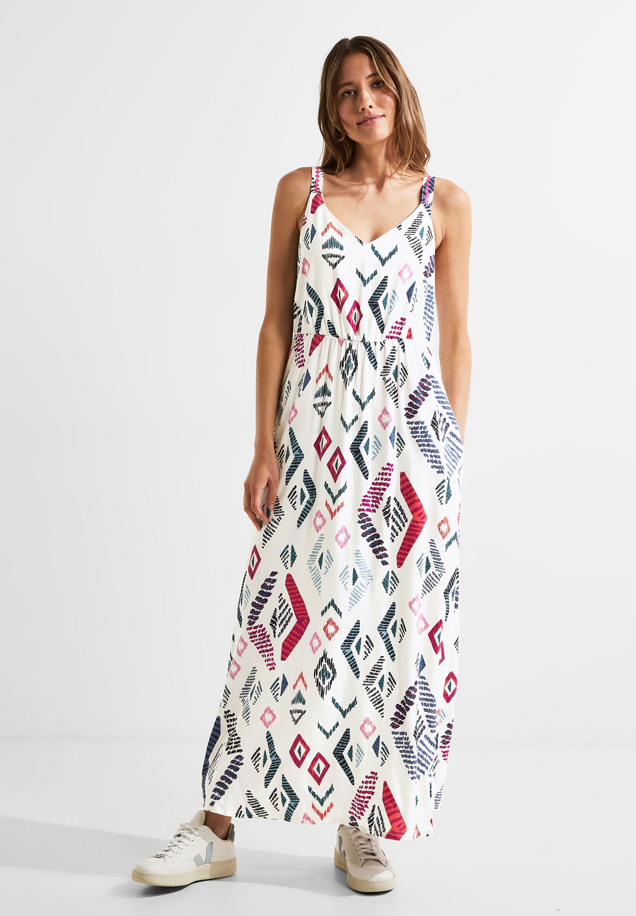 Multicolor Maxi Kleid