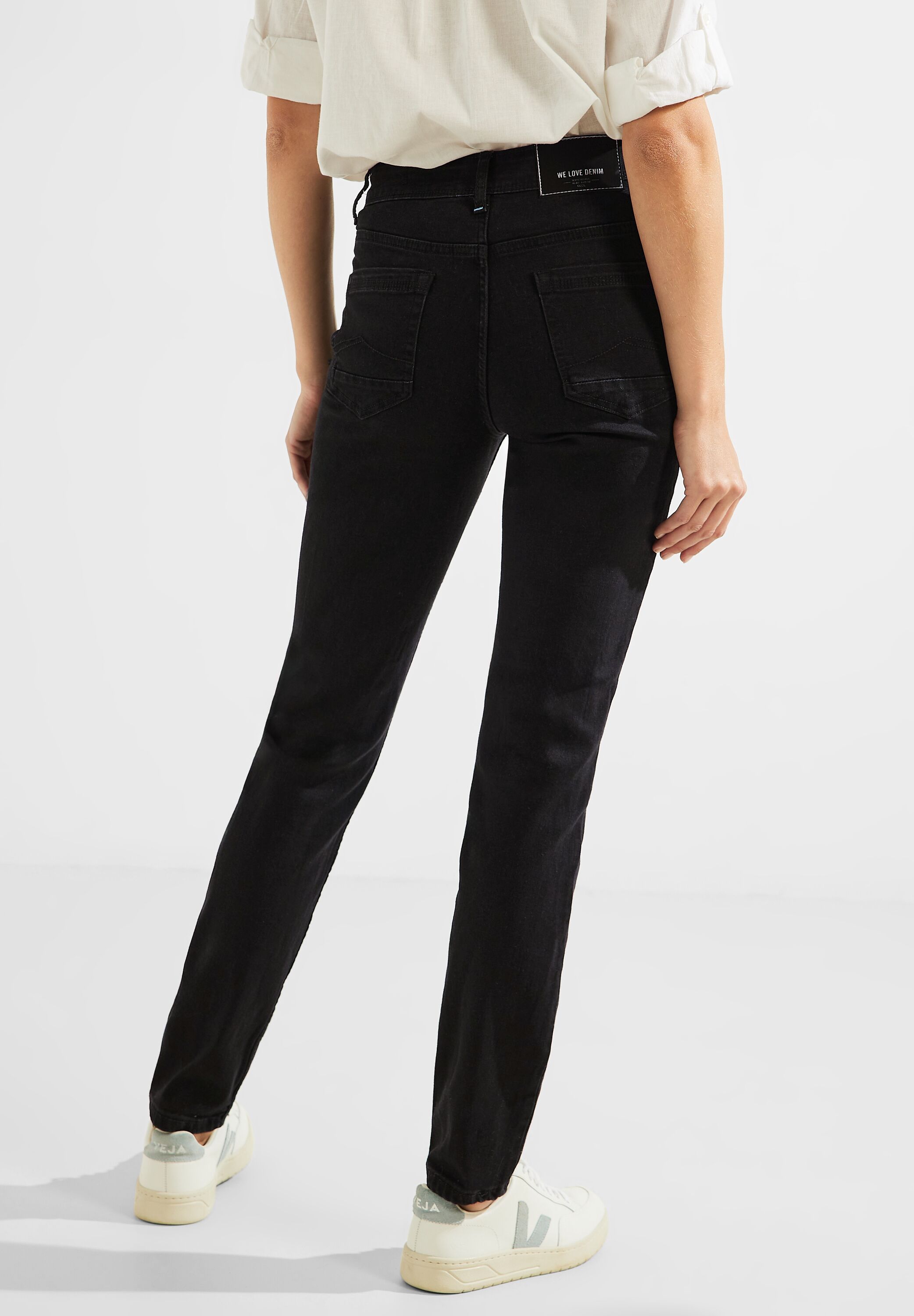 Schwarze Slim Fit Jeans