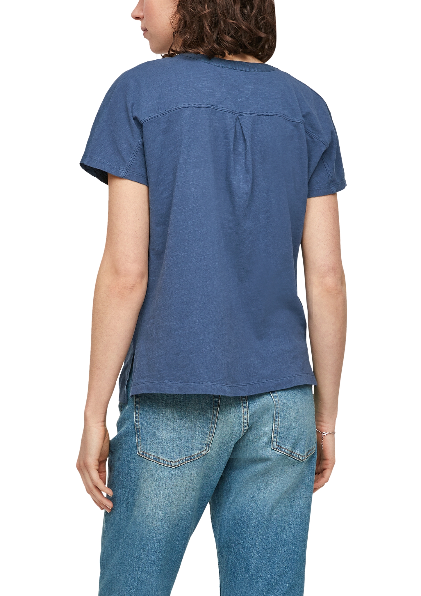 Materialmix-Shirt