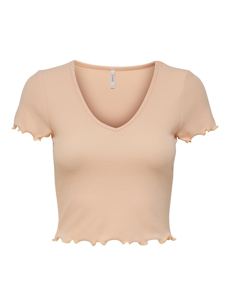 ONLKIKA S/S V-NECK TOP JRS