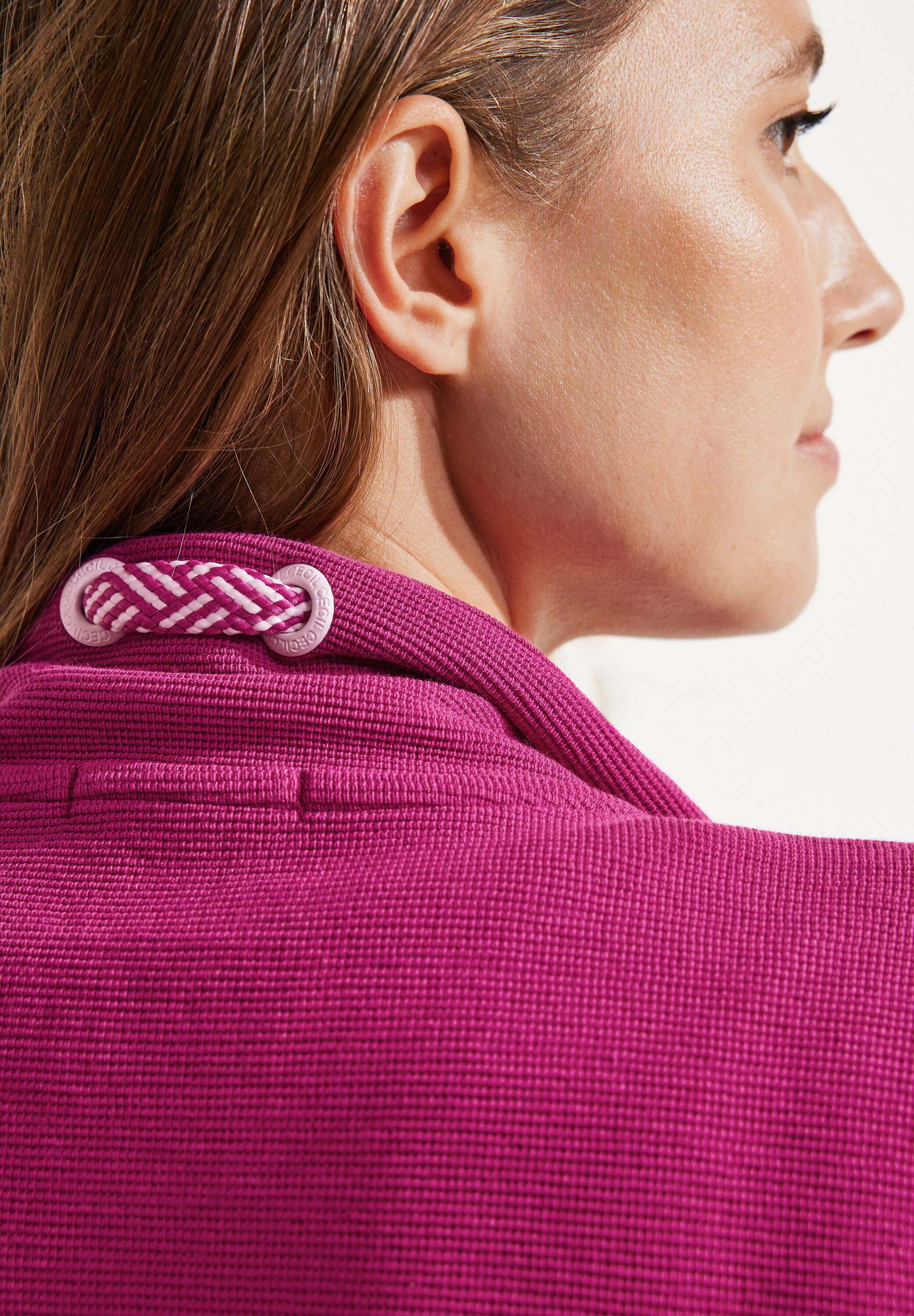 Shirtjacke mit Struktur