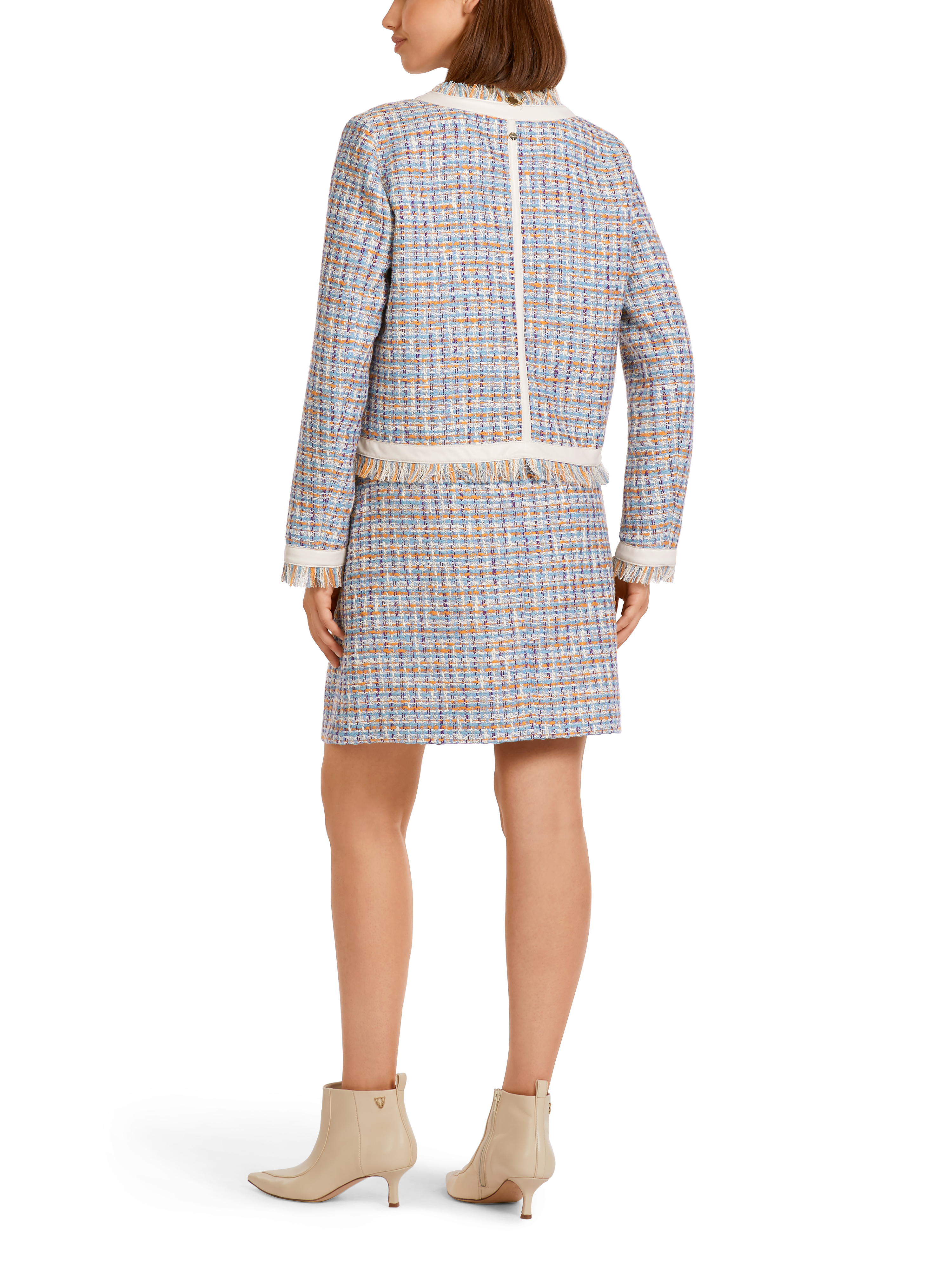 Kurze Jacke aus Baumwoll-Bouclé