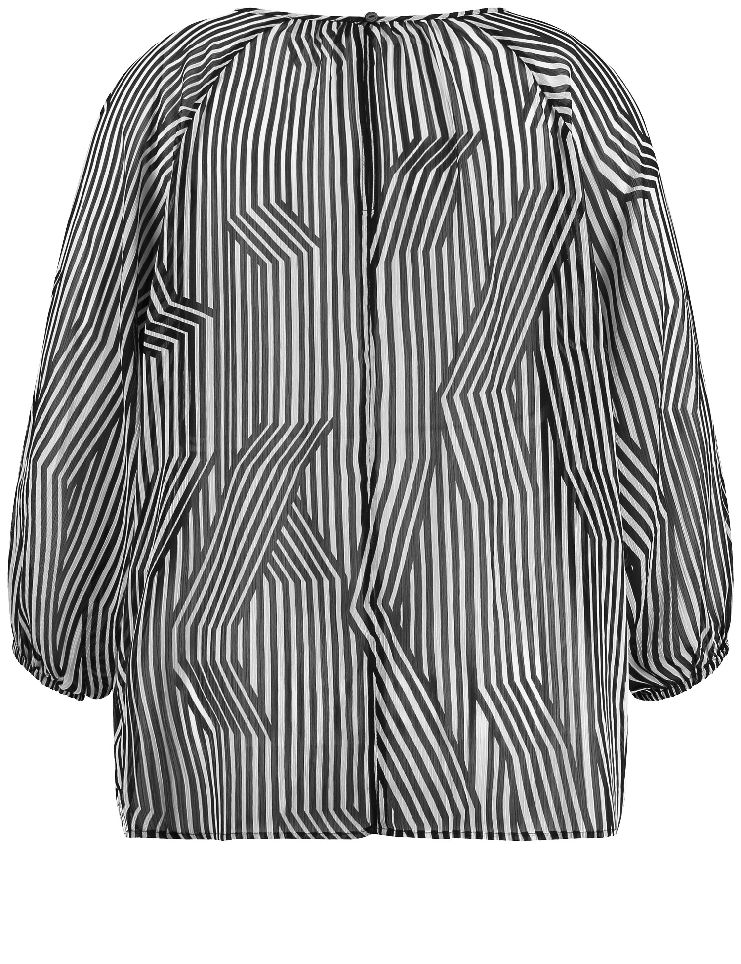 Chiffonbluse mit 3/4 Arm