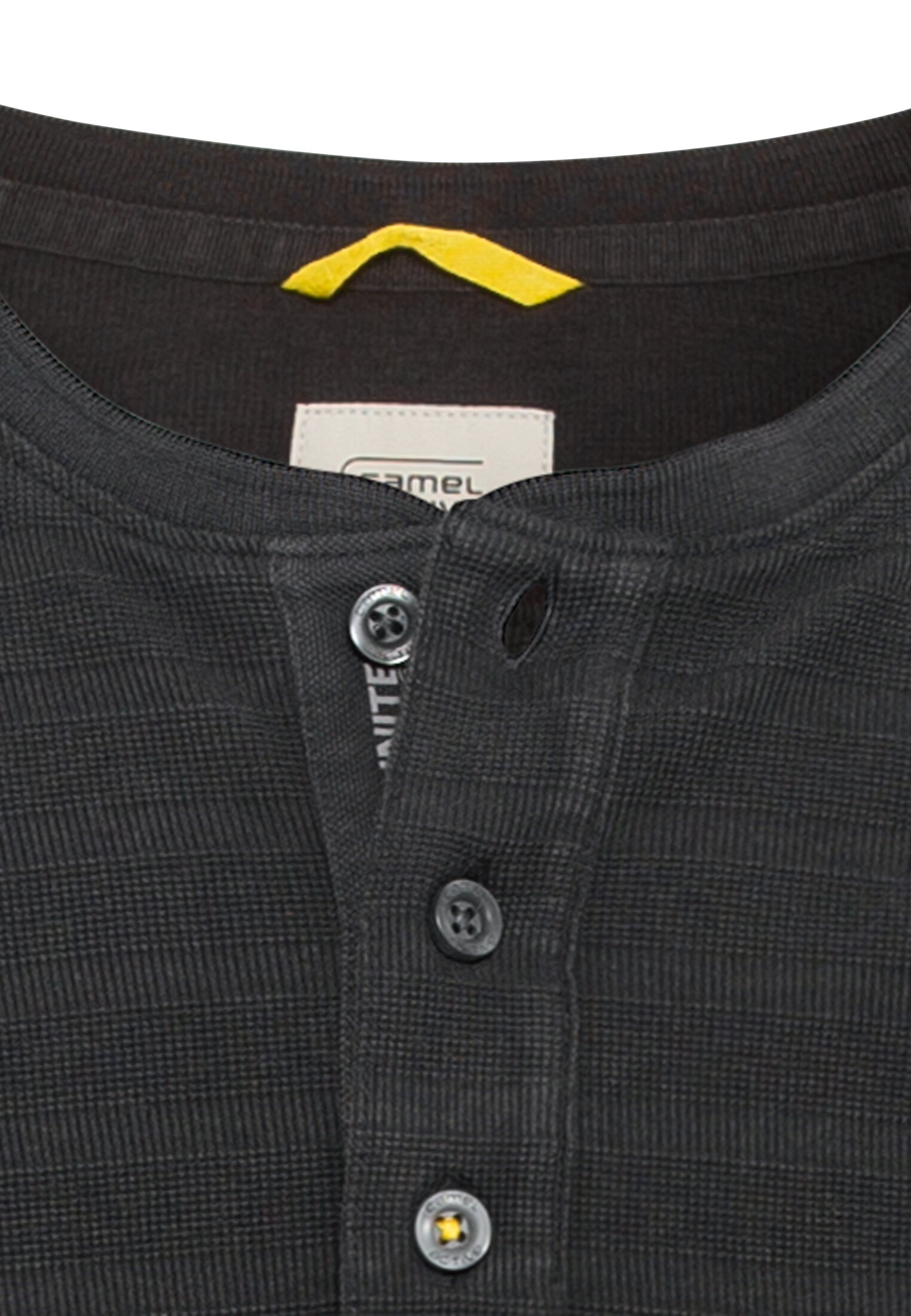 Langarm Henleyshirt aus reiner Baumwolle