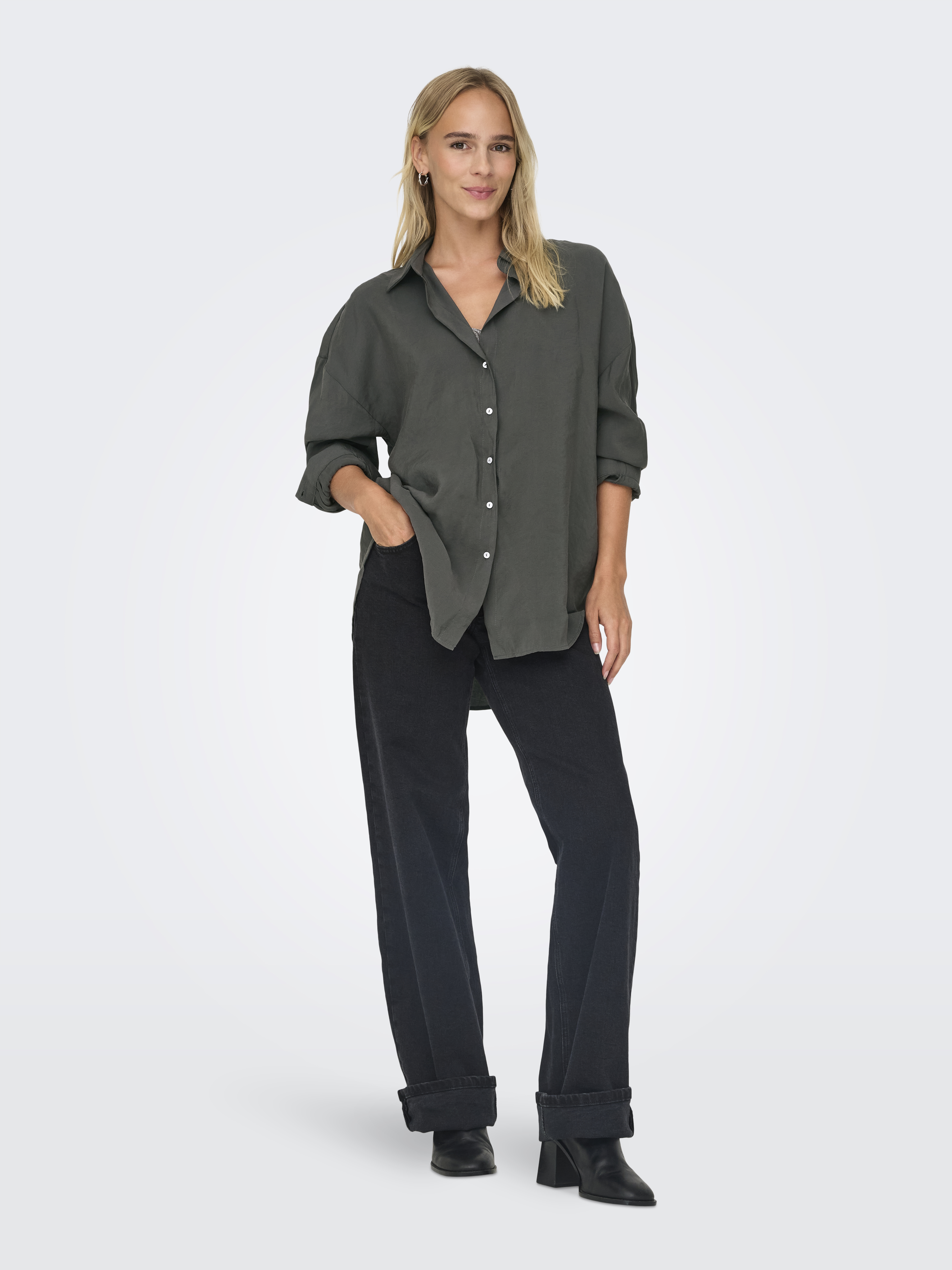 ONLZAZIMA L/S LOOSE SHIRT WVN NOOS