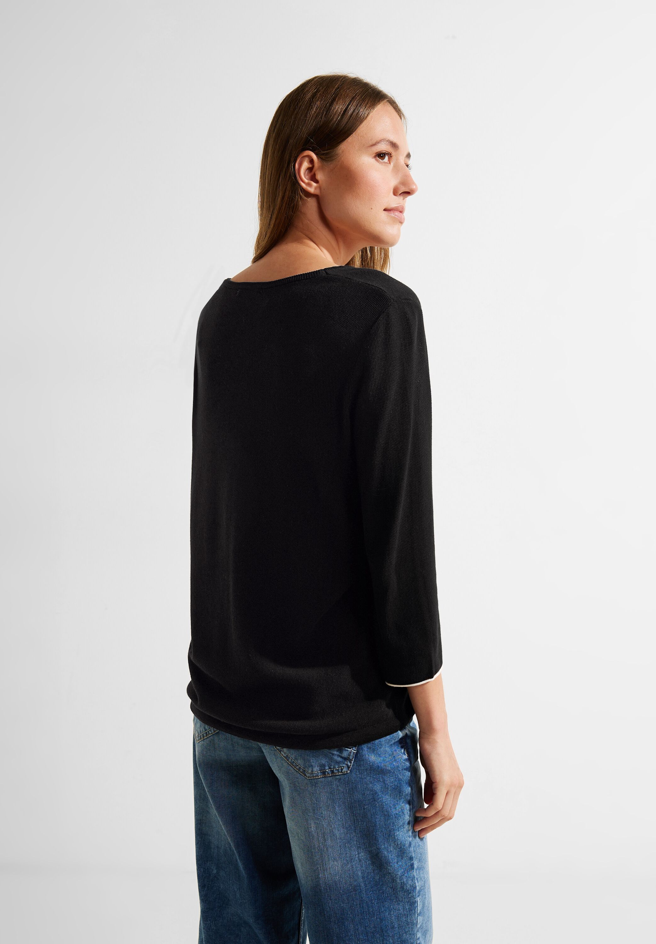 Strickpullover mit Struktur