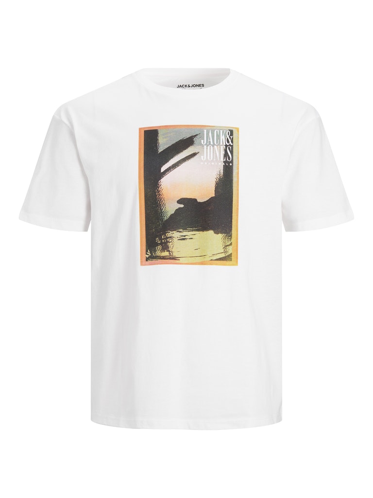 JORCOLLAGE PHOTO TEE SS CREW NECK