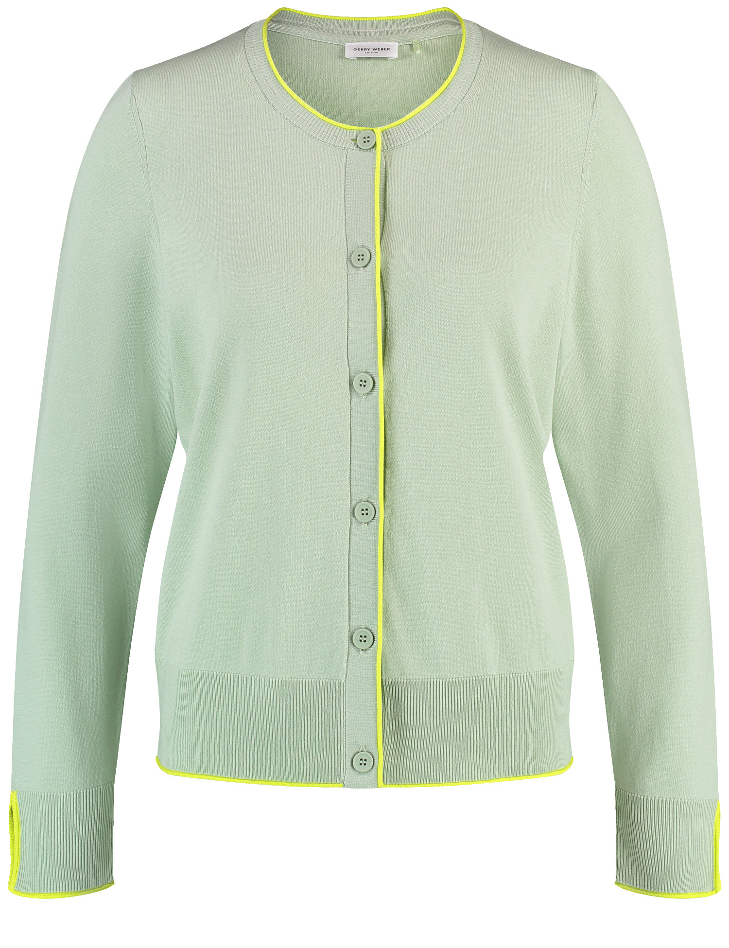 Cardigan mit geschlitztem Ärmelsaum