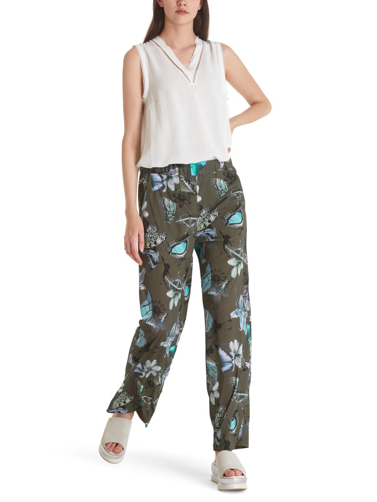 Jerseyhose mit Butterfly-Print