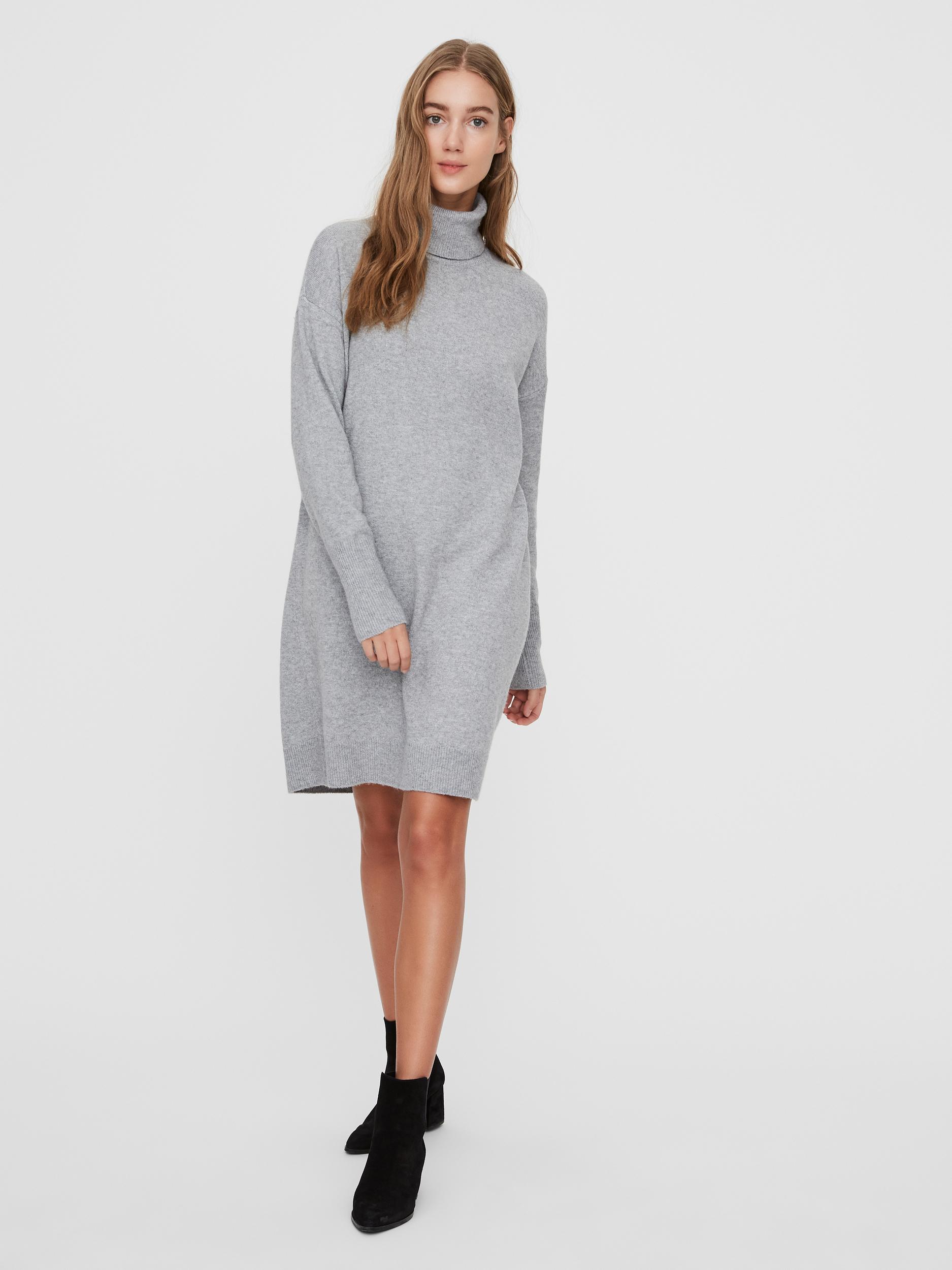 VMBRILLIANT LS ROLLNECK DRESS GA NOOS