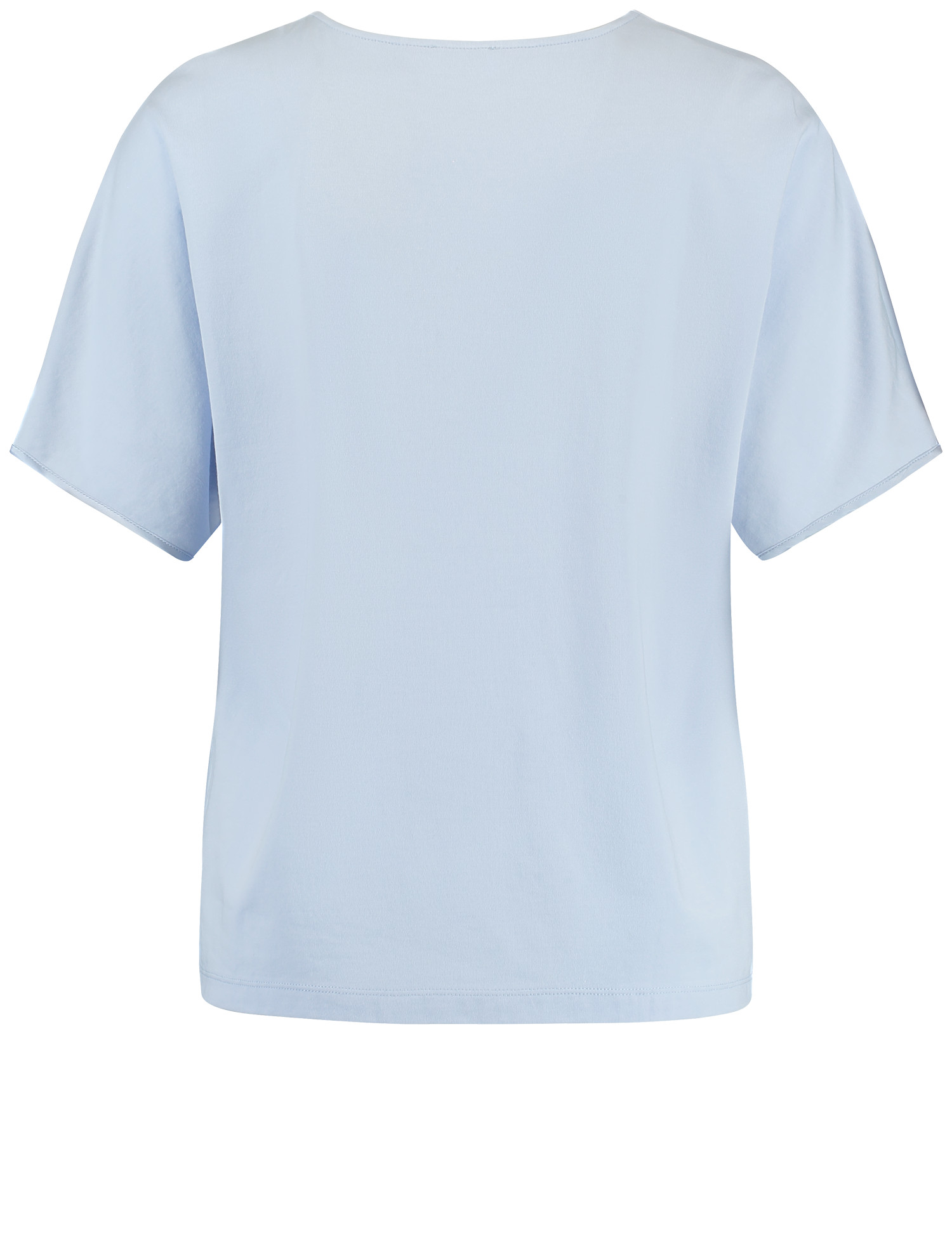 Fließendes Blusenshirt mit Material-Patch