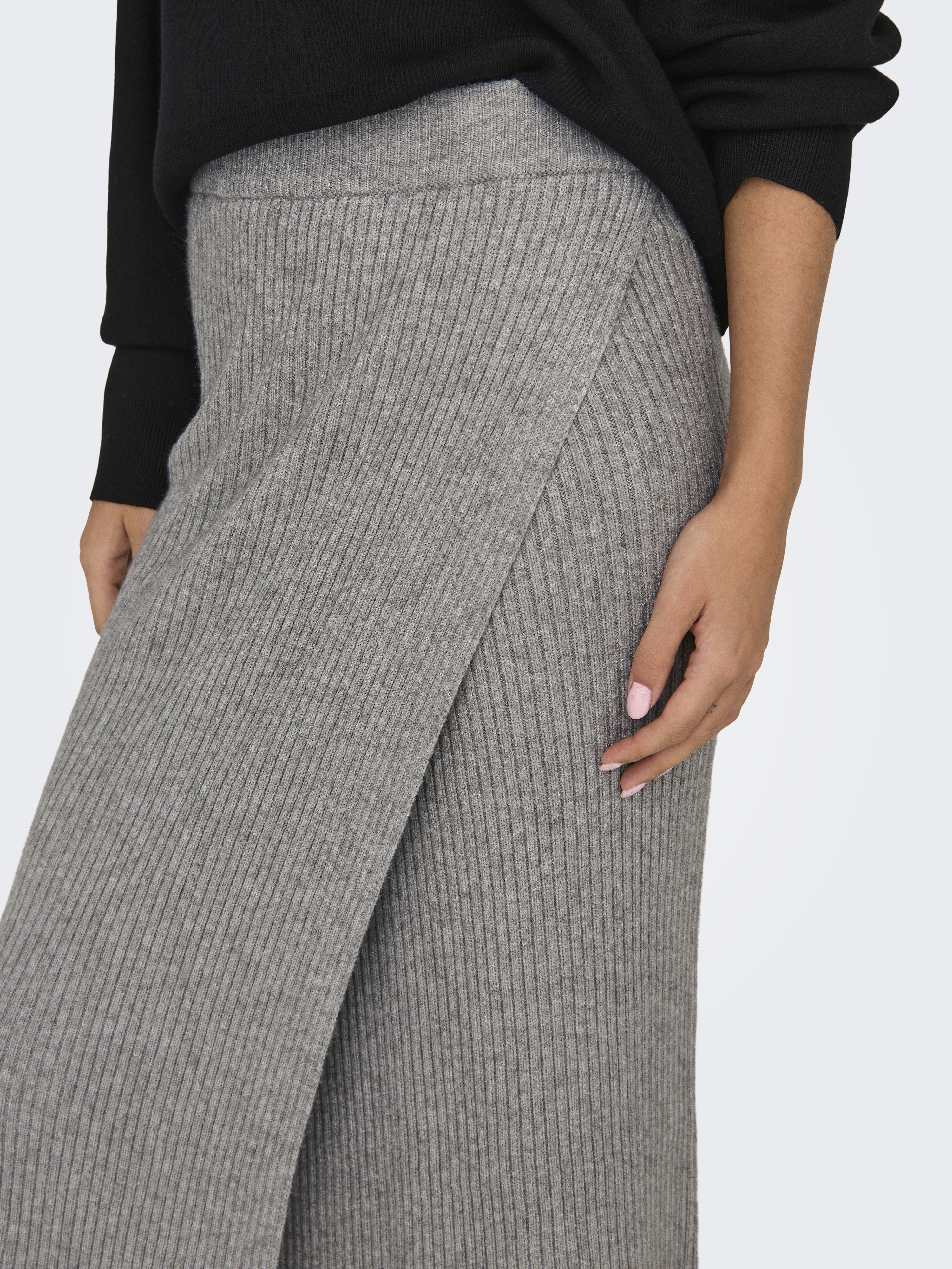 ONLKATIA MIDI WRAP SKIRT CC KNT