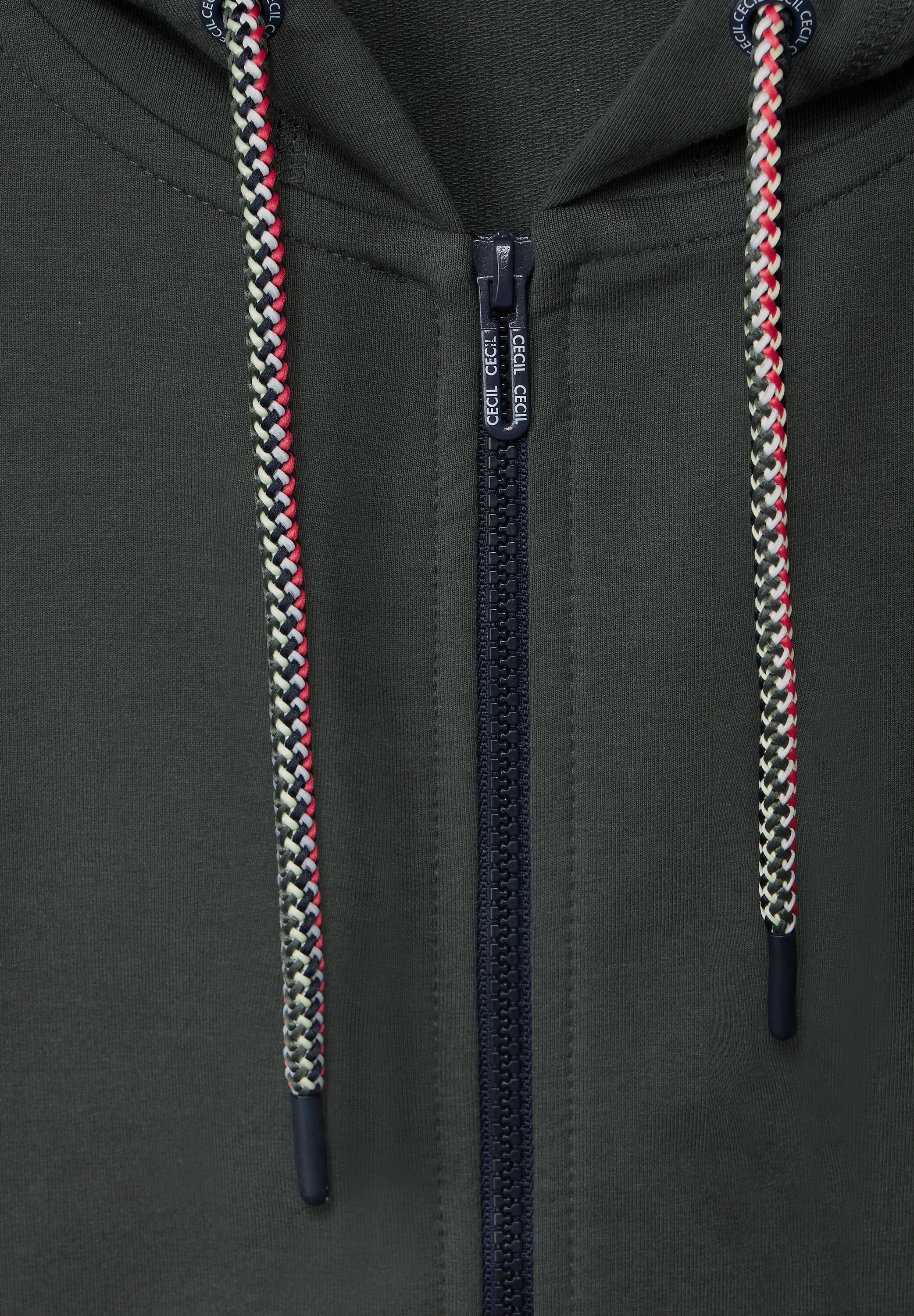Kurzarm Sweatjacke
