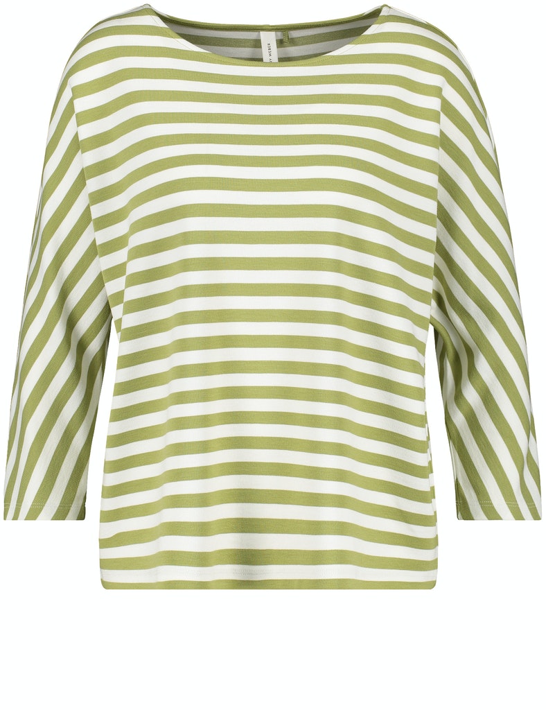 Geringeltes 3/4 Arm Shirt EcoVero