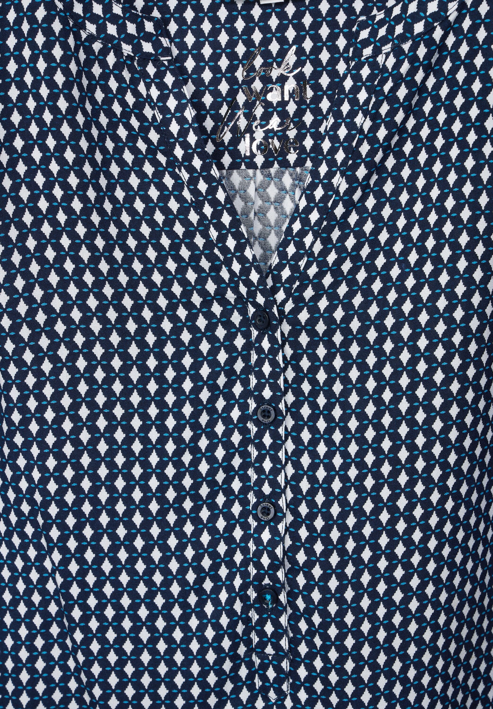 Viskose Bluse mit Print