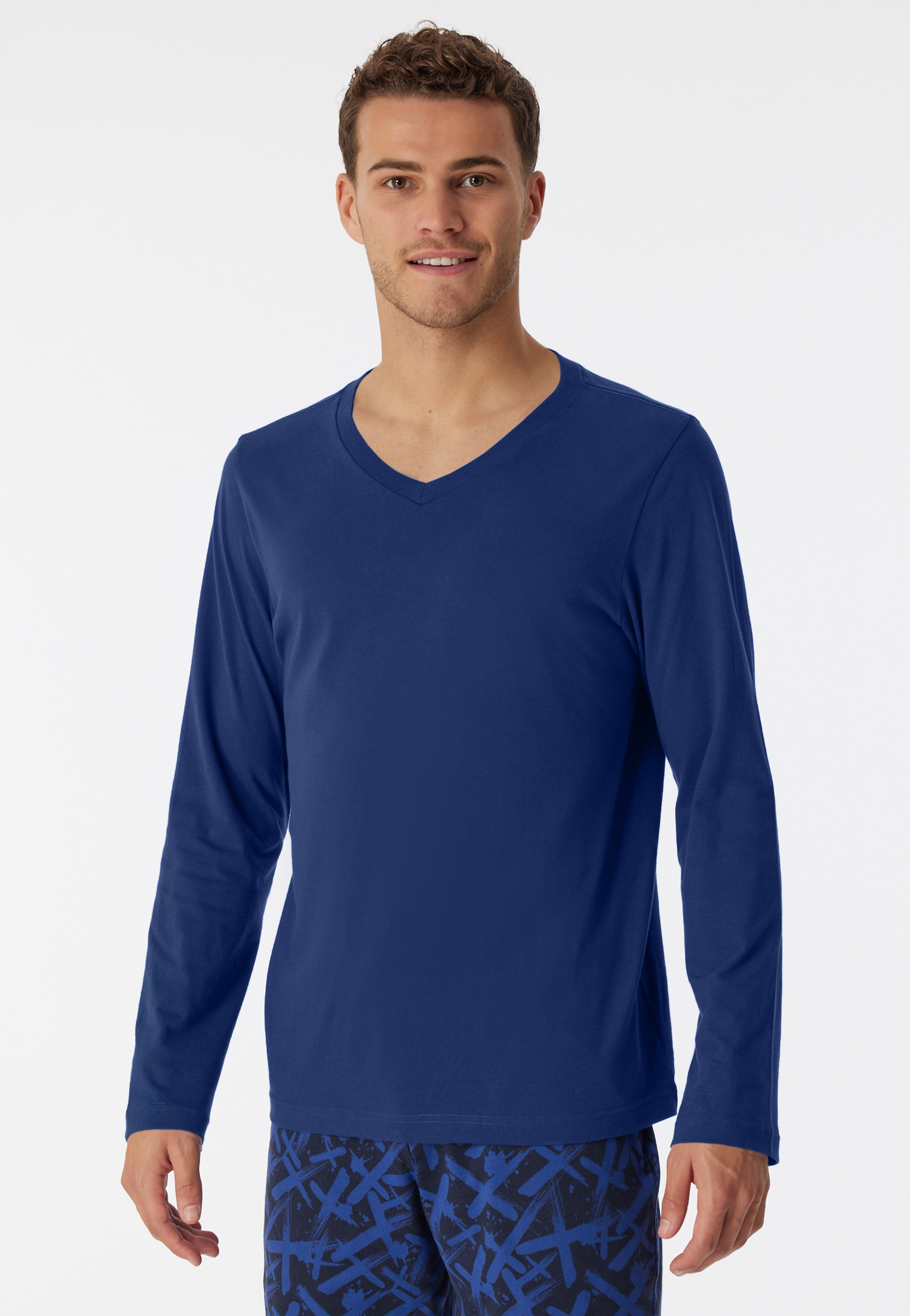 Langarmshirt V-Ausschnitt