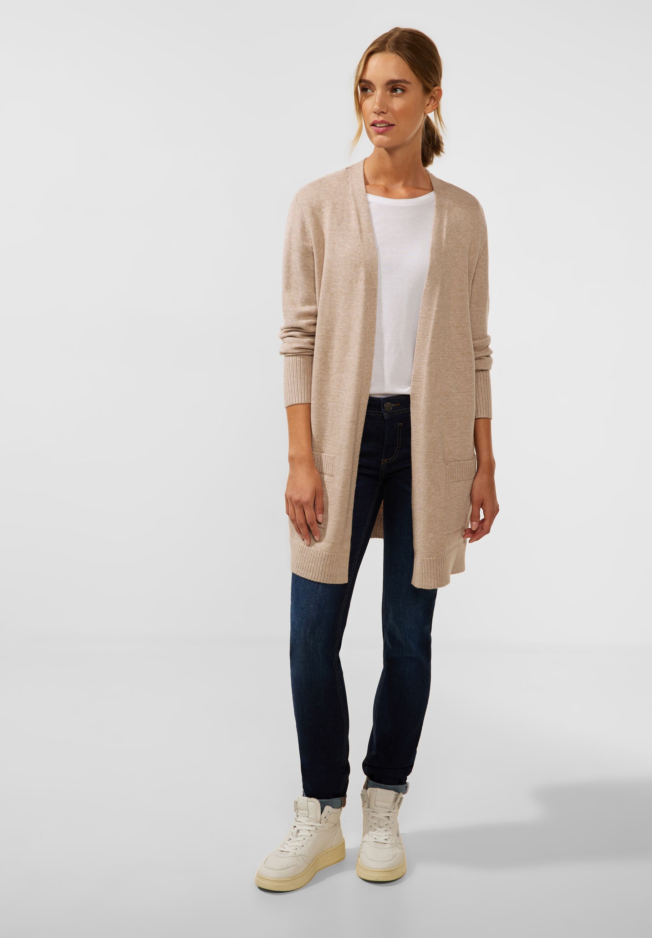 Basic Cardigan mit Taschen