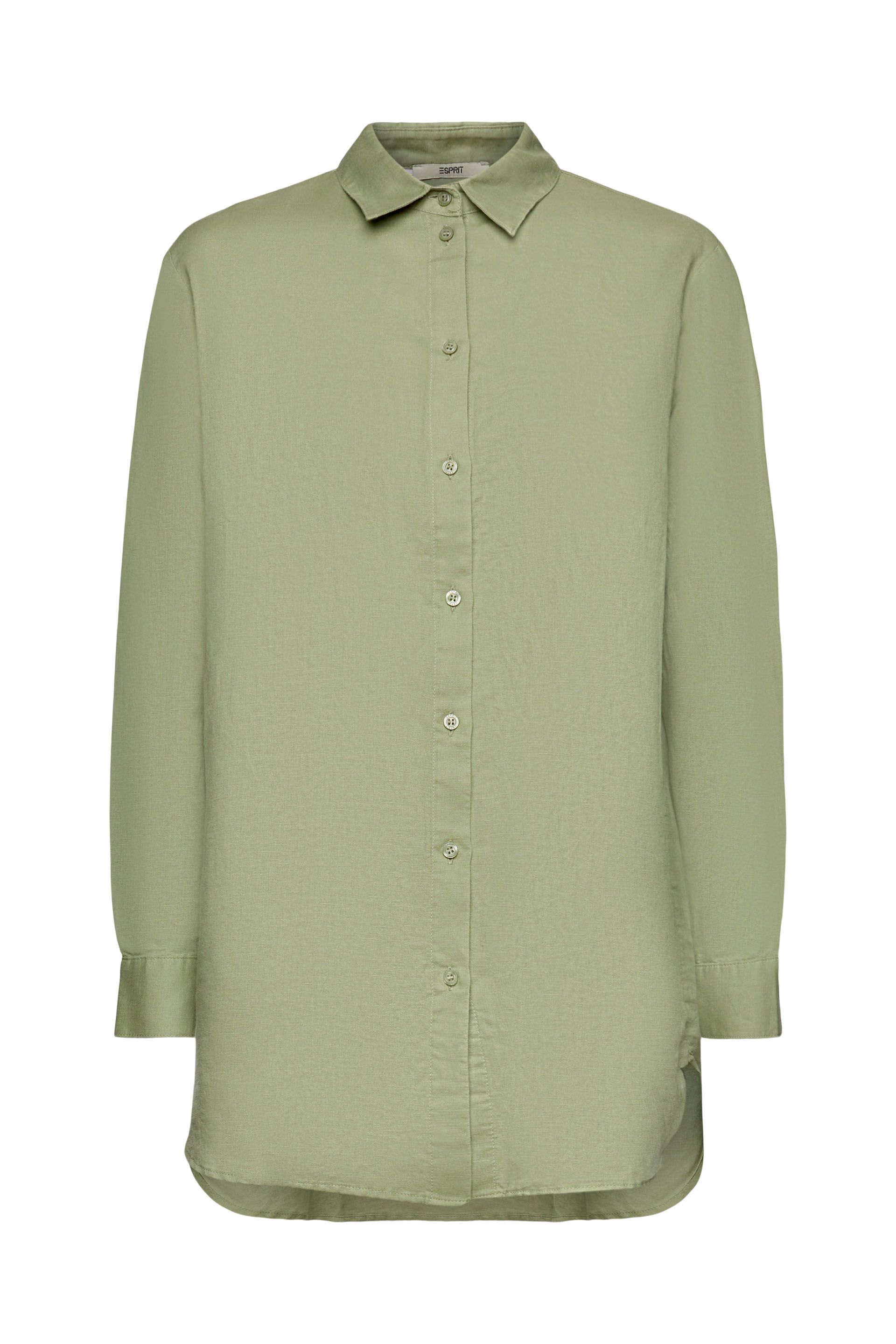 Bluse aus Leinenmix