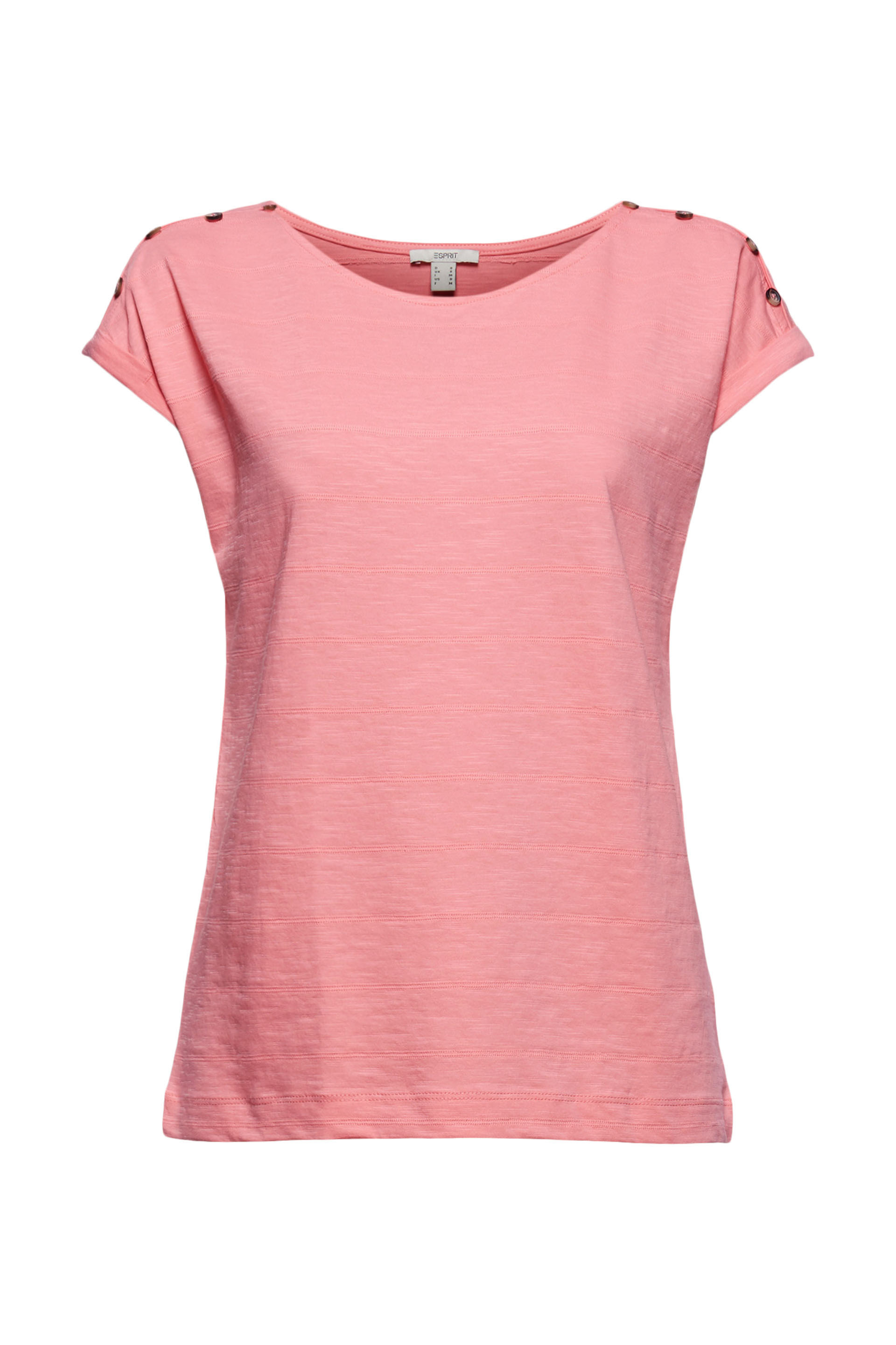 T-Shirt mit Knopfleisten, 100% Bio-Baumwolle
