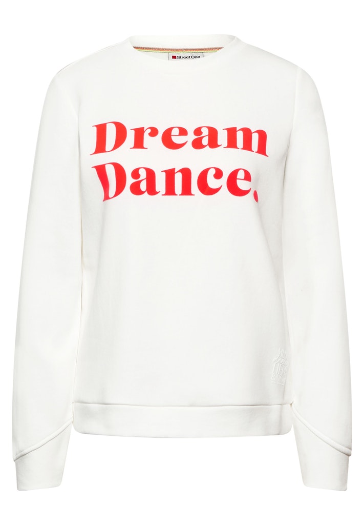 Sweatshirt mit Wording Print