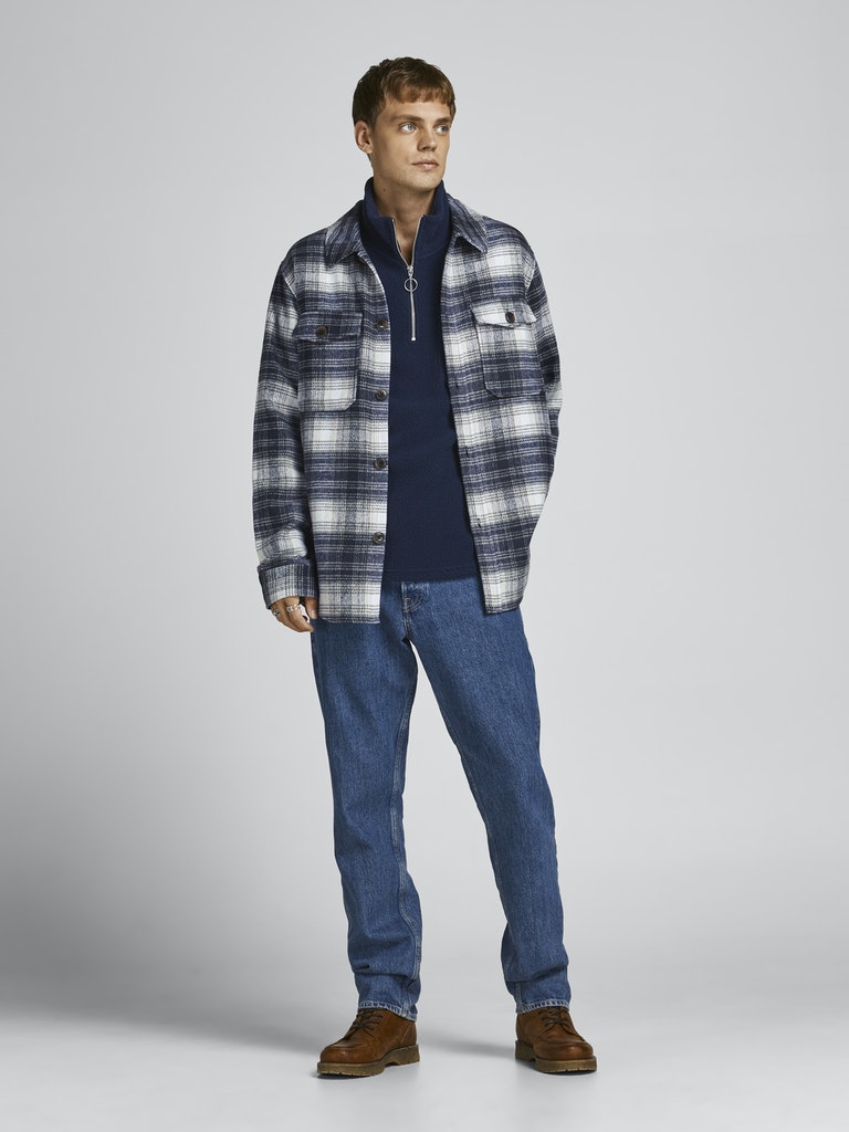 JOROLLIE CHECK SHIRT JACKET LS LN