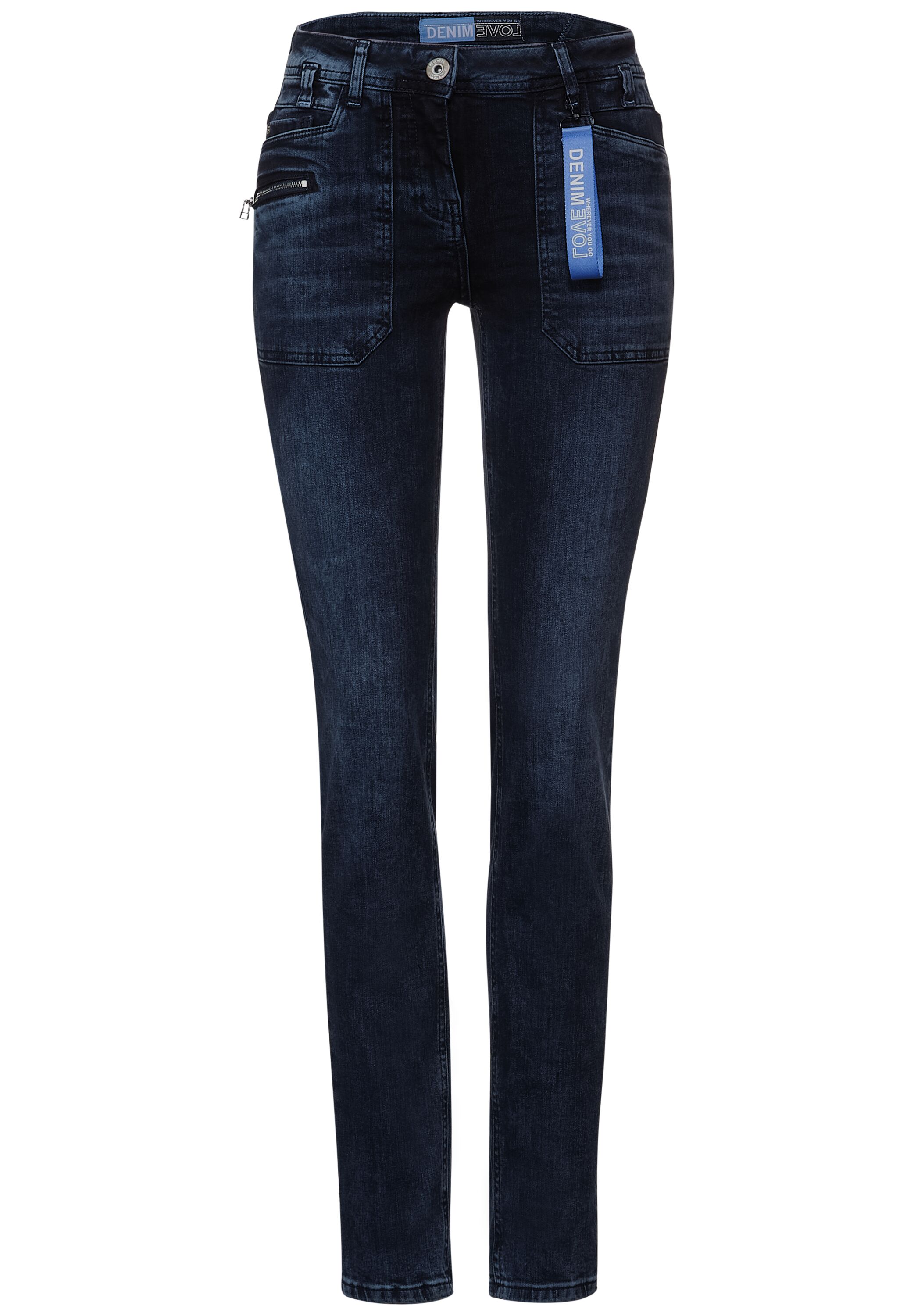 Slim Fit Jeans in Mid Waist