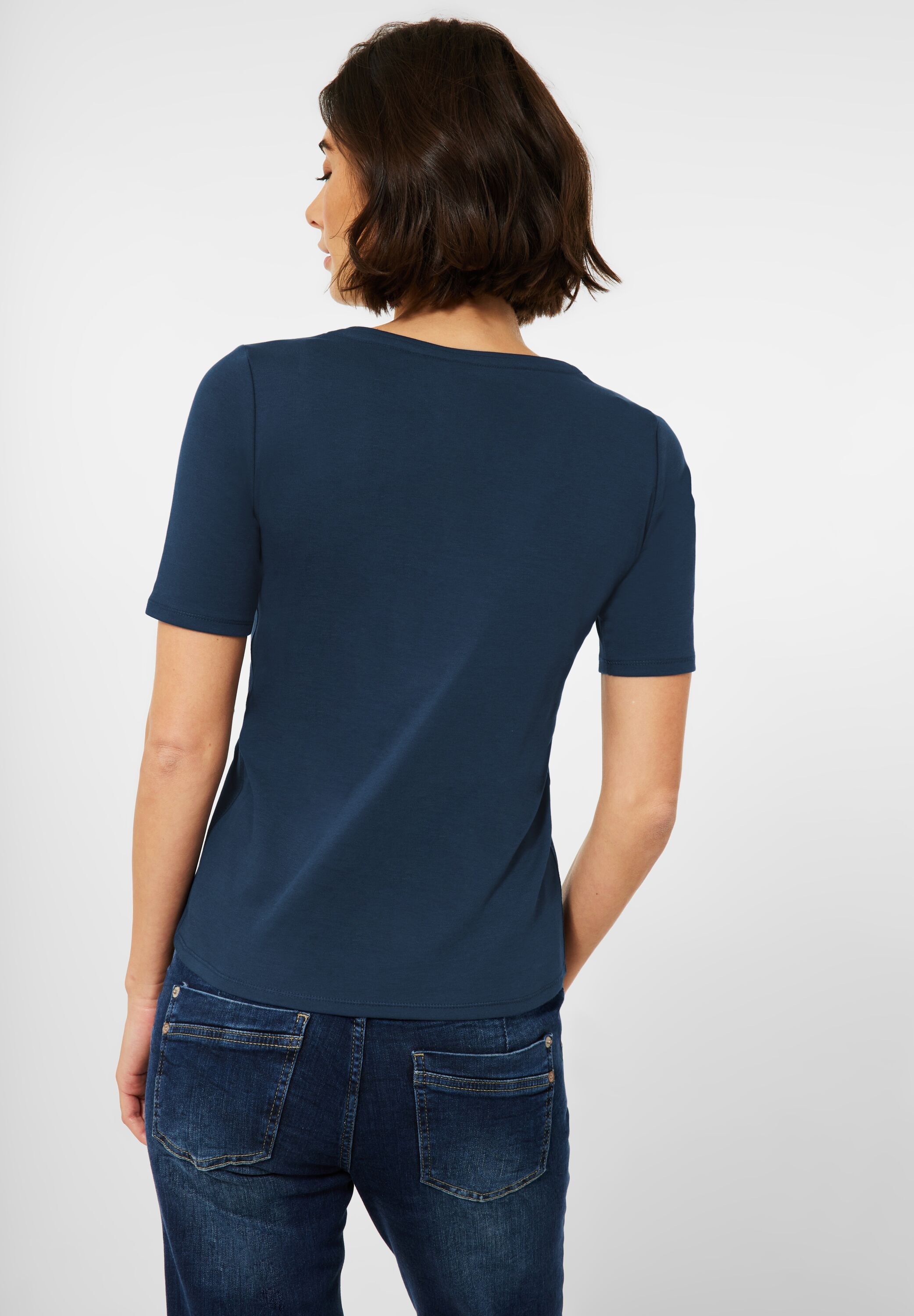 T-Shirt in Unifarbe