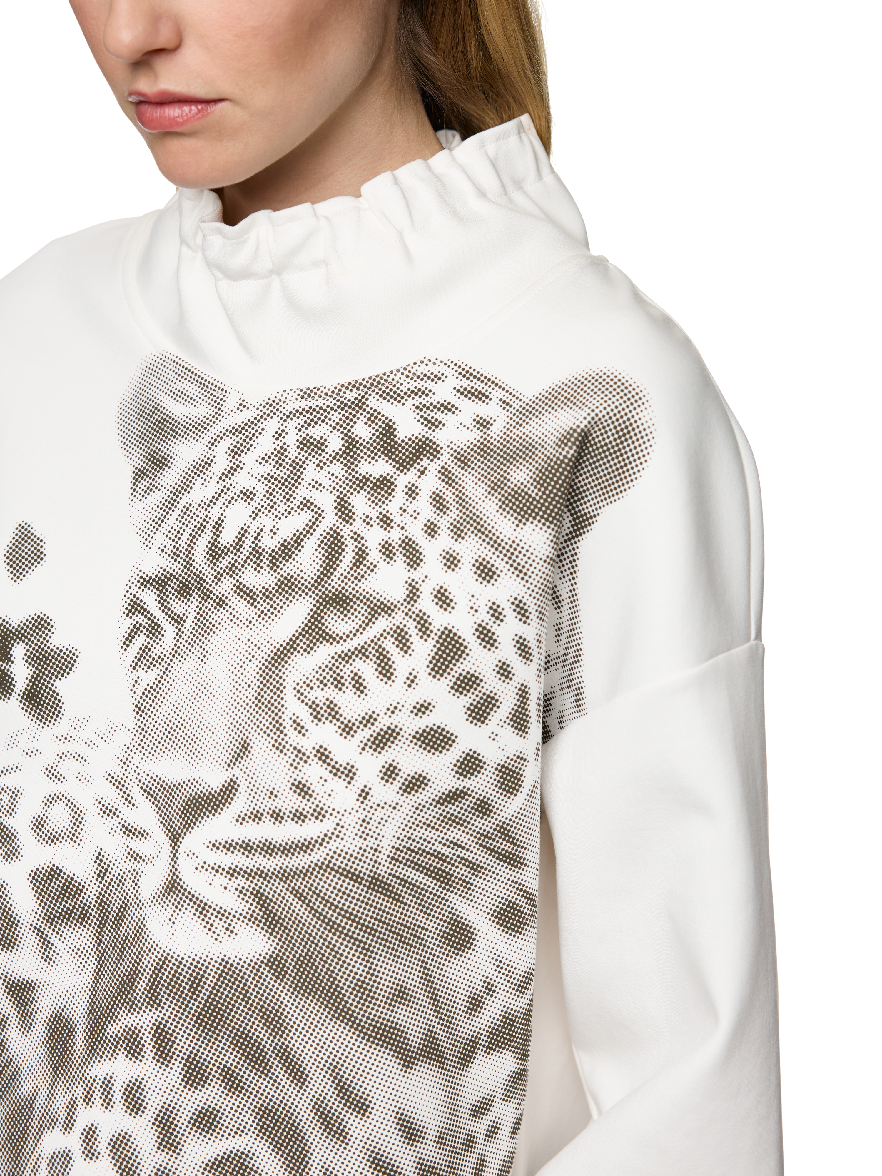 Jersey-Pullover mit Leo