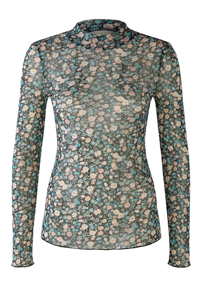 Langarmshirt mit floralem Print