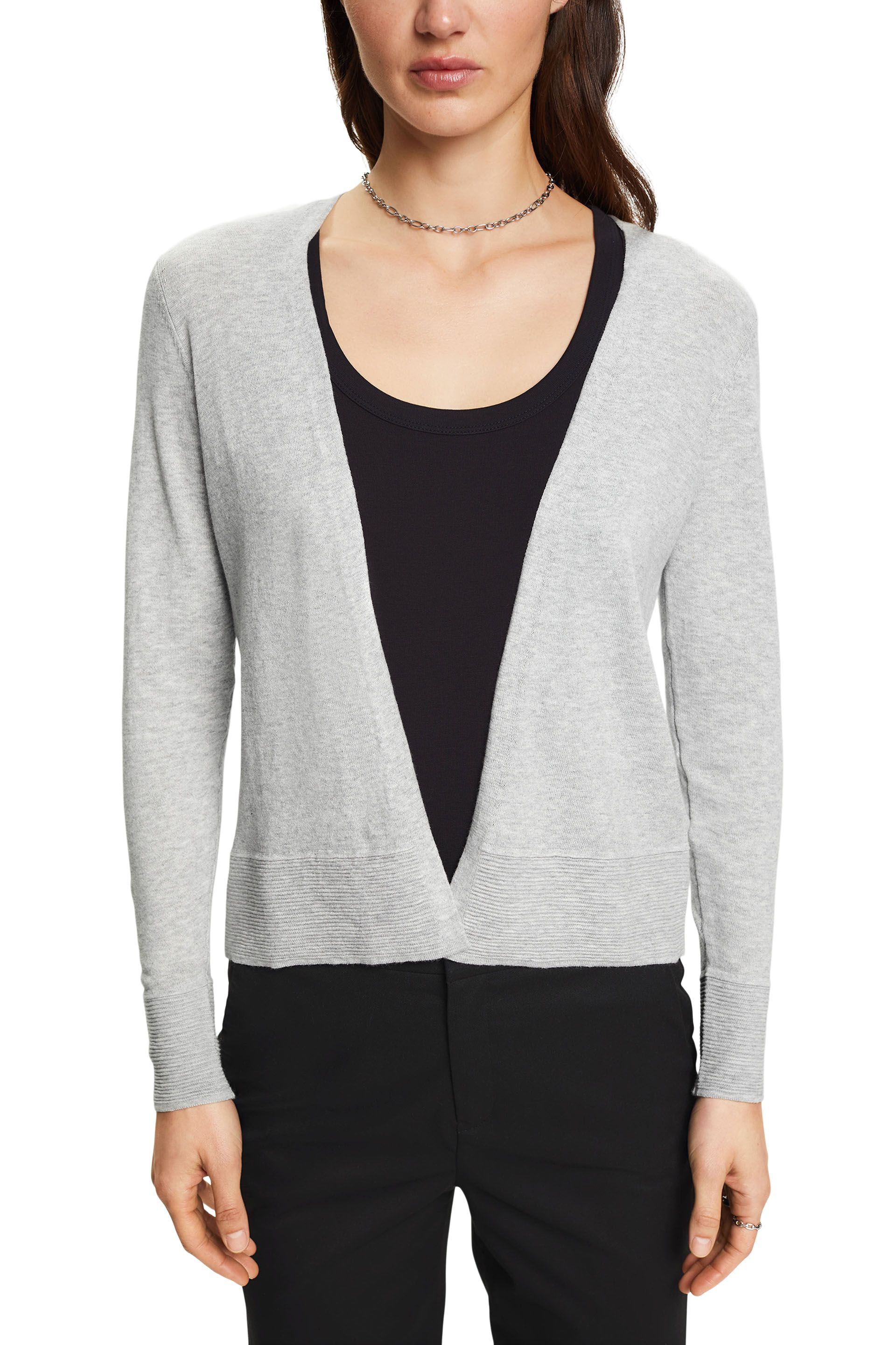 Offene Strick-Jacke