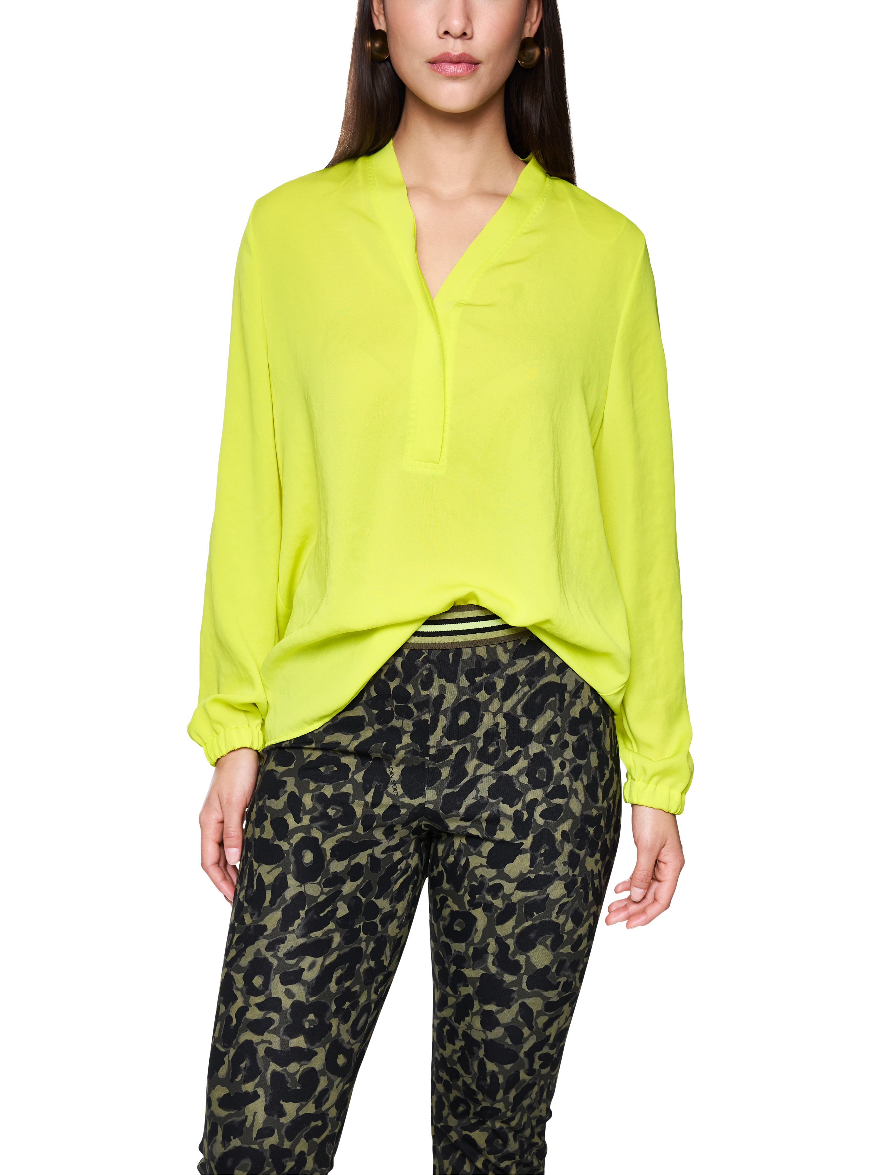 V-Neck-Bluse "Rethink Together"
