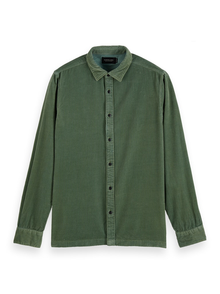 Regular fit classic corduroy shirt