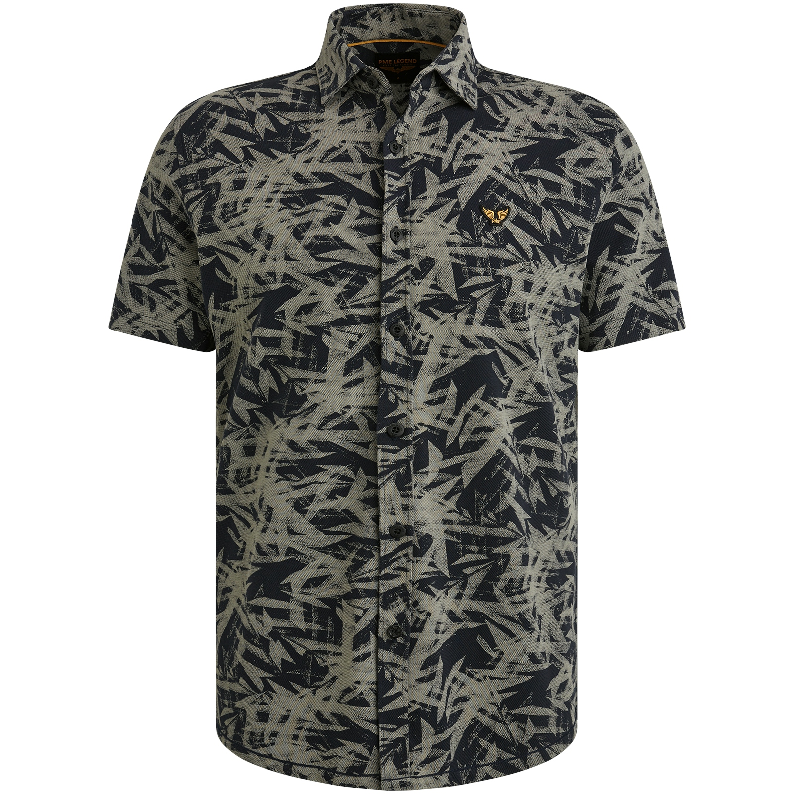 Jersey Pique Print Leaf